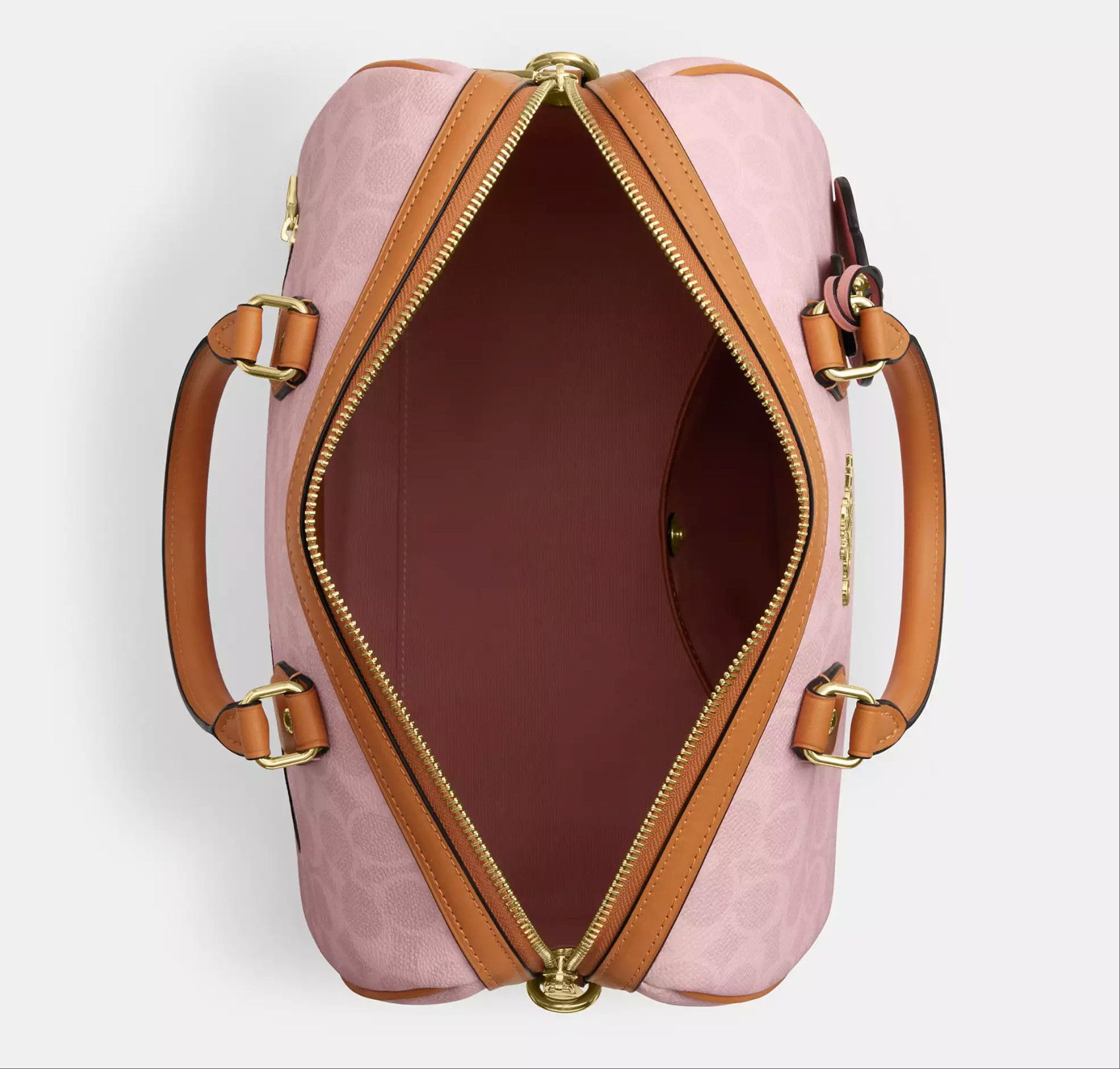 Coach Rowan Large Satchel Bag In Signature Canvas With Charms Size ONE SIZE - 15 Thumbnail
