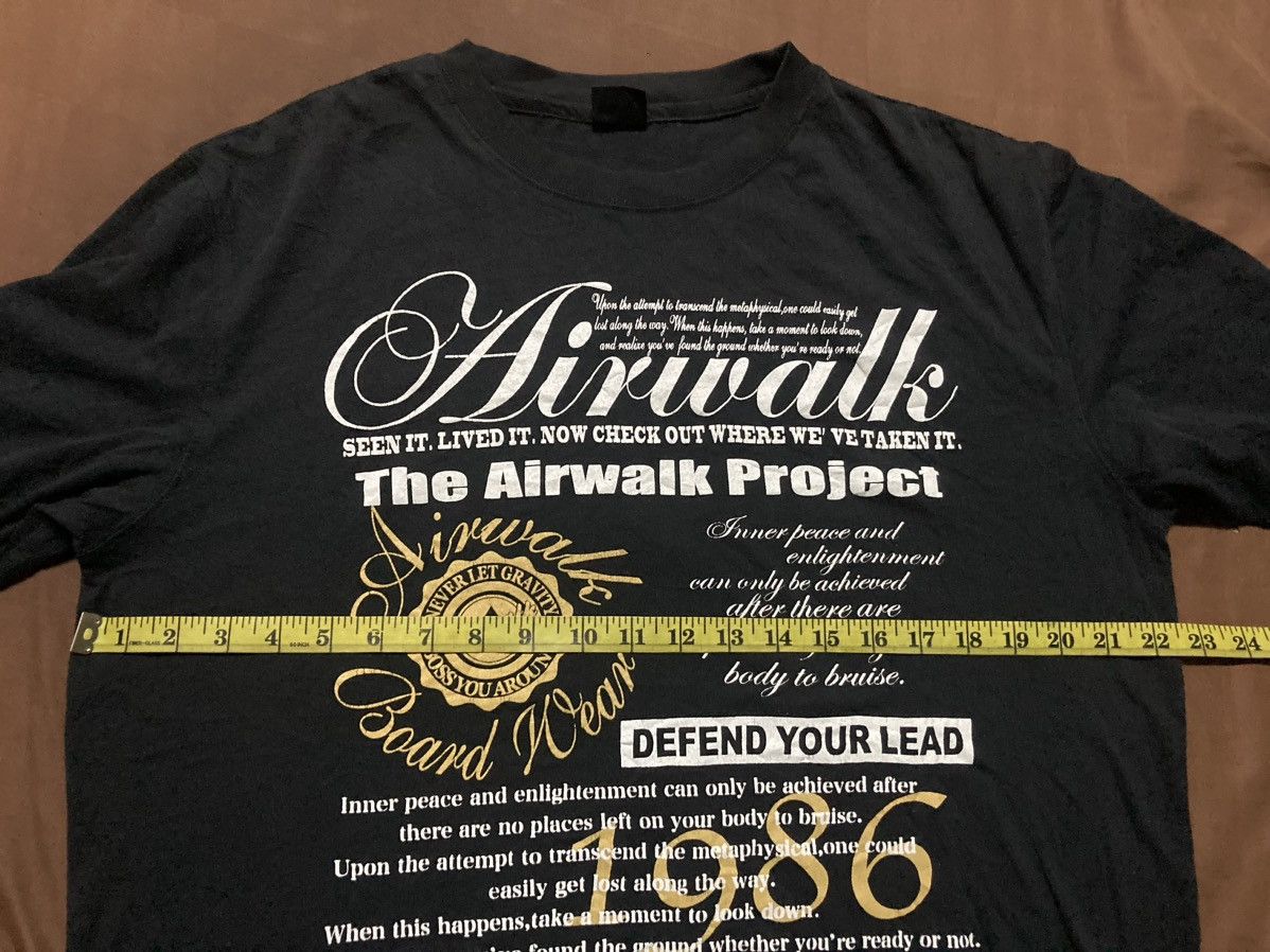Airwalk × Vintage Vintage Airwalk Longsleeve Black Tee Size US XL / EU 56 / 4 - 6 Thumbnail