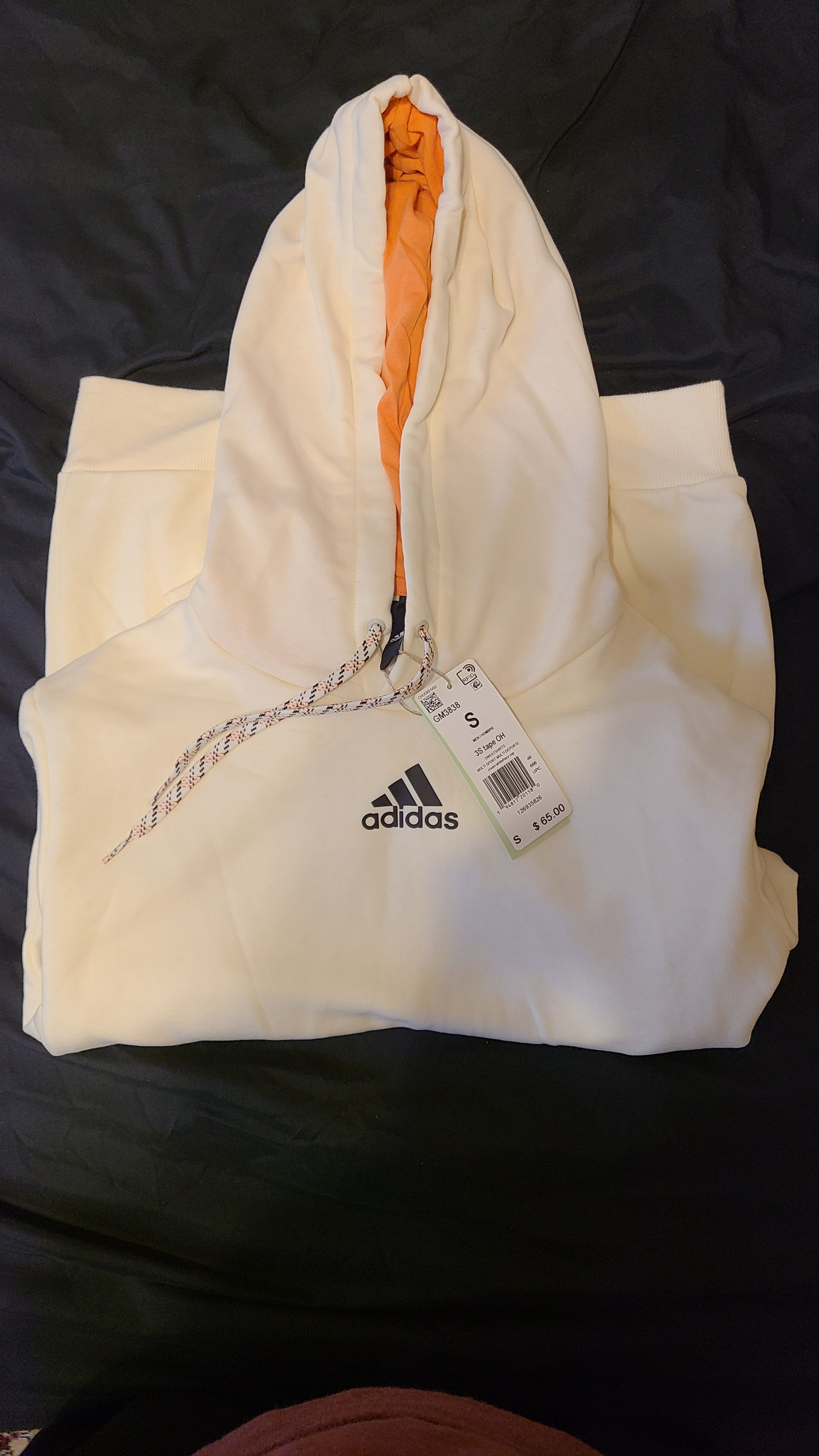 Adidas 3-Stripes Tape Hoodie Size US S / EU 44-46 / 1 - 1 Thumbnail