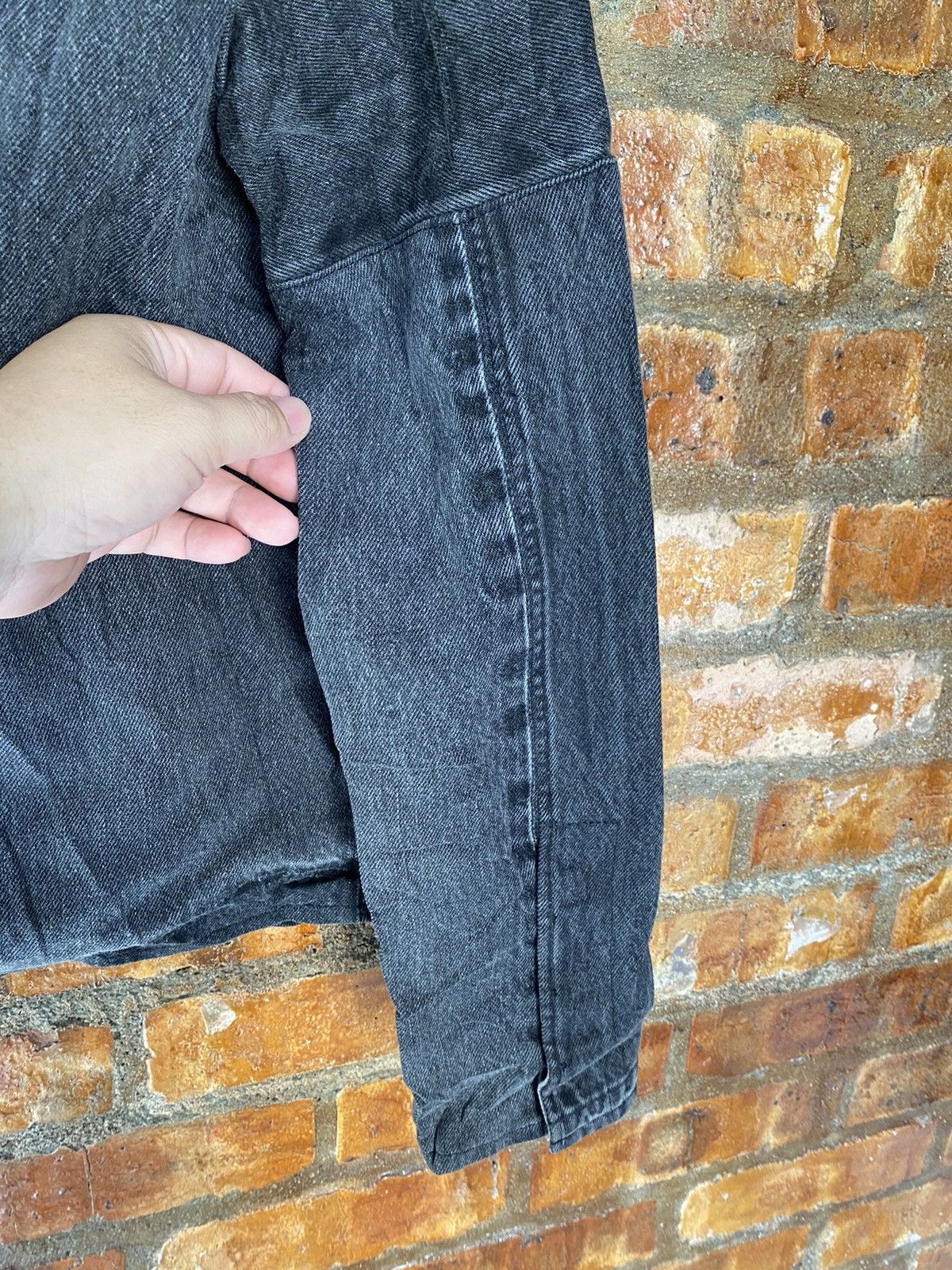 Japanese Brand × Nepenthes × Yasuyuki Ishii Vtg Cut and Rebuild Levis Ink Japan Waldes Zipper Size US XS / EU 42 / 0 - 15 Thumbnail