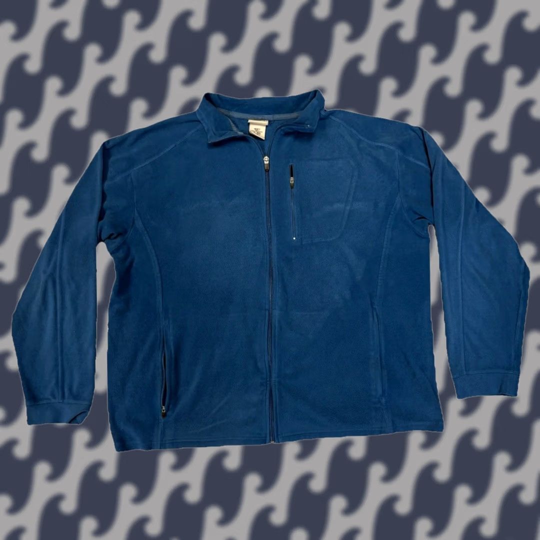 Vintage L.L. Bean Blue Fleece Full Zip Men’s Size XL Regular Full Zip Mock Neck Sweater, Blue, Polyester, Fleece - Men, Regular, 0 DNF2 Size US L / EU 52-54 / 3 - 1 Thumbnail