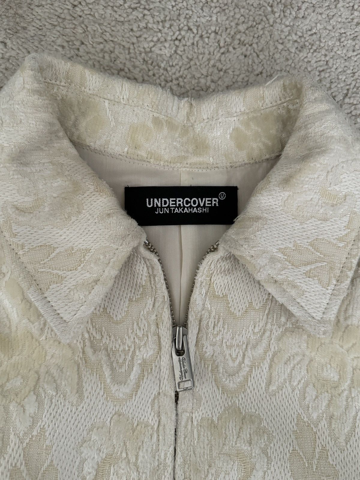 Jun Takahashi × Undercover Undercover Juntakahashi White Velvet Jacket Size US XS / EU 42 / 0 - 3 Thumbnail