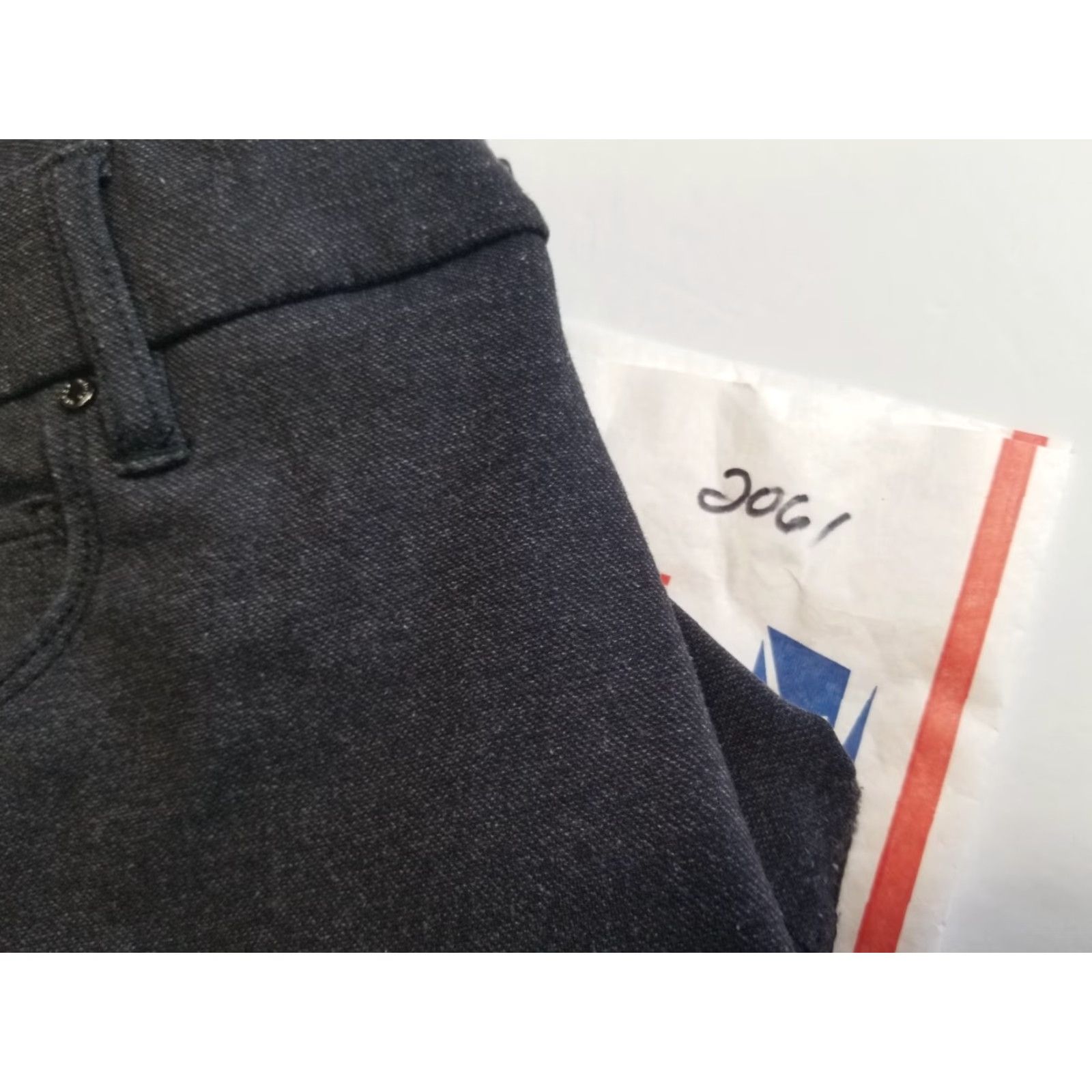 White House Black Market White House Black Market Women's Pants Skinny High Rise Slim Inseam 28 in Size 6 Gray Blue Pattern Solid Dress Pants Size 28" / US 6 / IT 42 - 8 Thumbnail