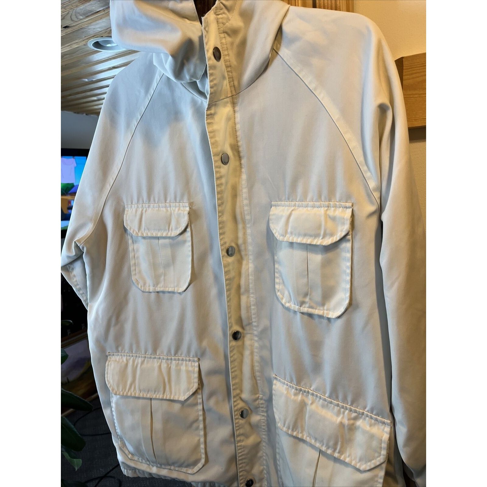 Field & Stream Field & Stream Vintage Women's L Beige LS Zip Quilted Jacket Size L / US 10 / IT 46 - 8 Thumbnail