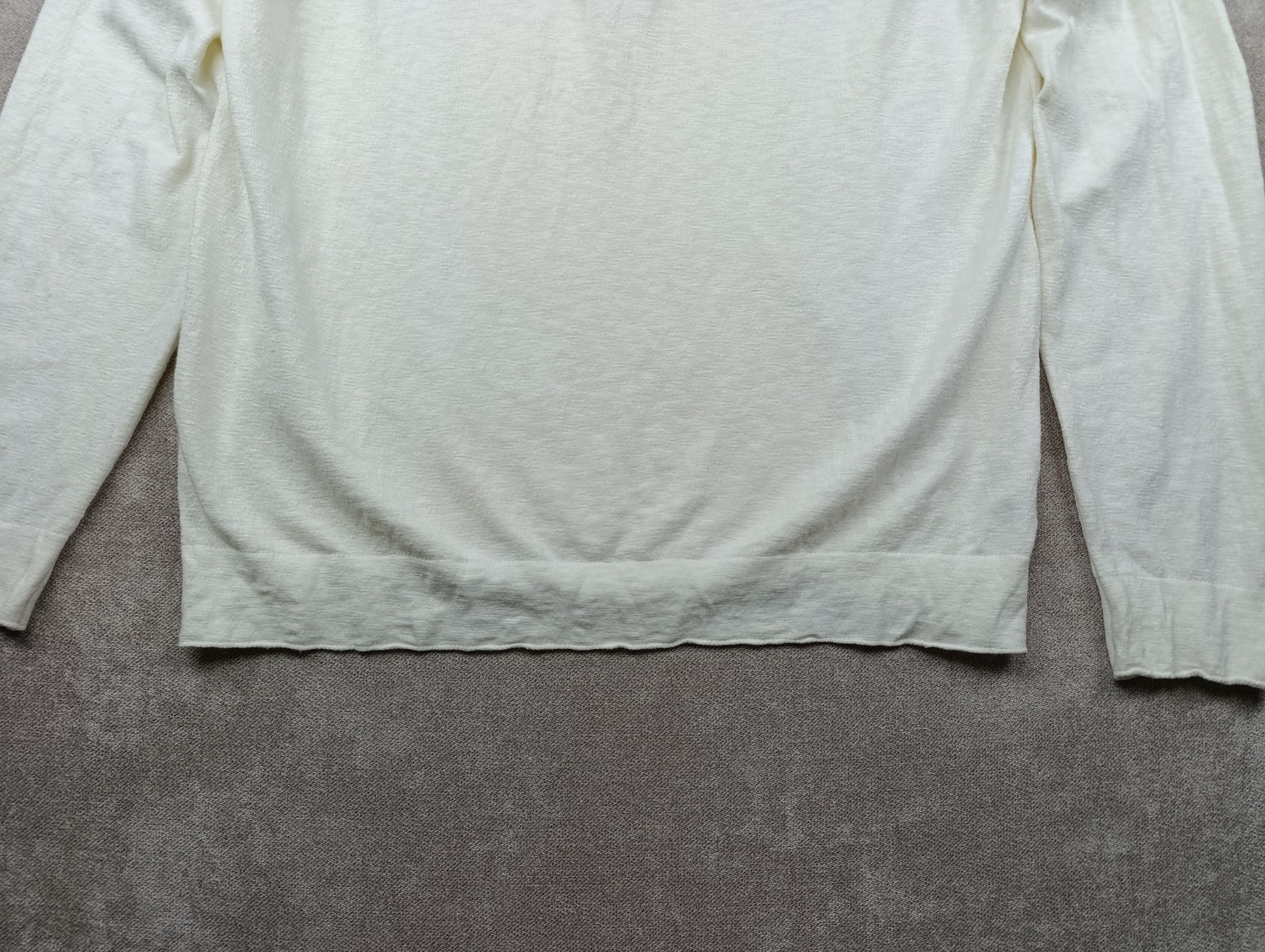Stone Island Vintage Stone Island Archive Henley Sweater Knit Ivory XXL Size US XXL / EU 58 / 5 - 3 Thumbnail