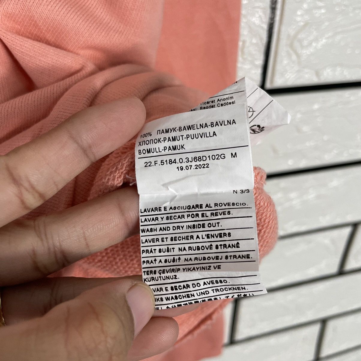 Japanese Brand Cortina Big Print Pink Crewneck Sweatshirt Size US M / EU 48-50 / 2 - 14 Thumbnail