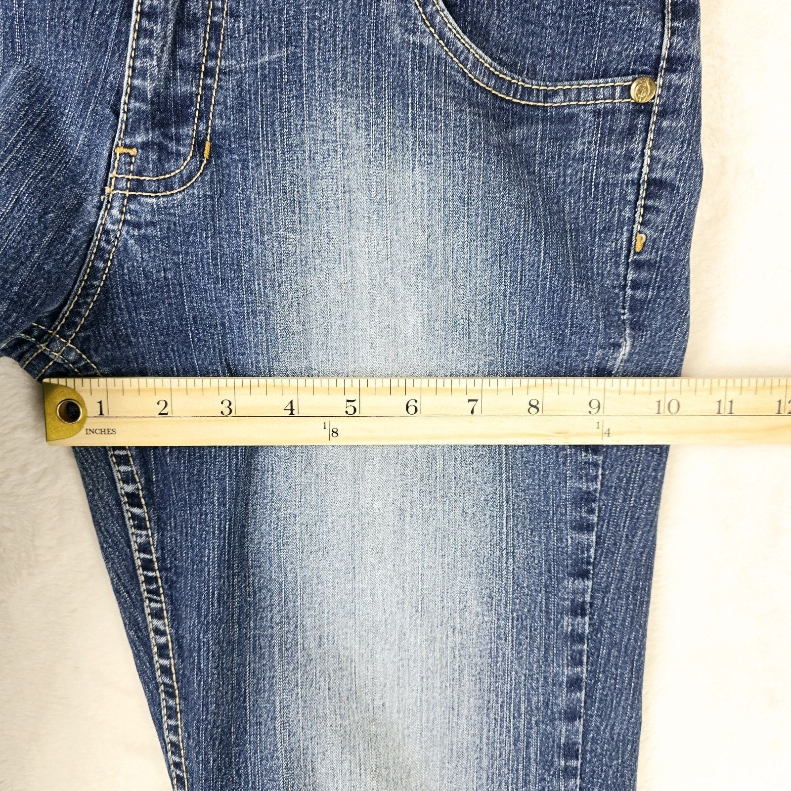 Southpole Vintage Southpole Capri Jeans Womens Sz 9 32x22 Juniors Y2K Size 32" / US 10 / IT 46 - 16 Thumbnail