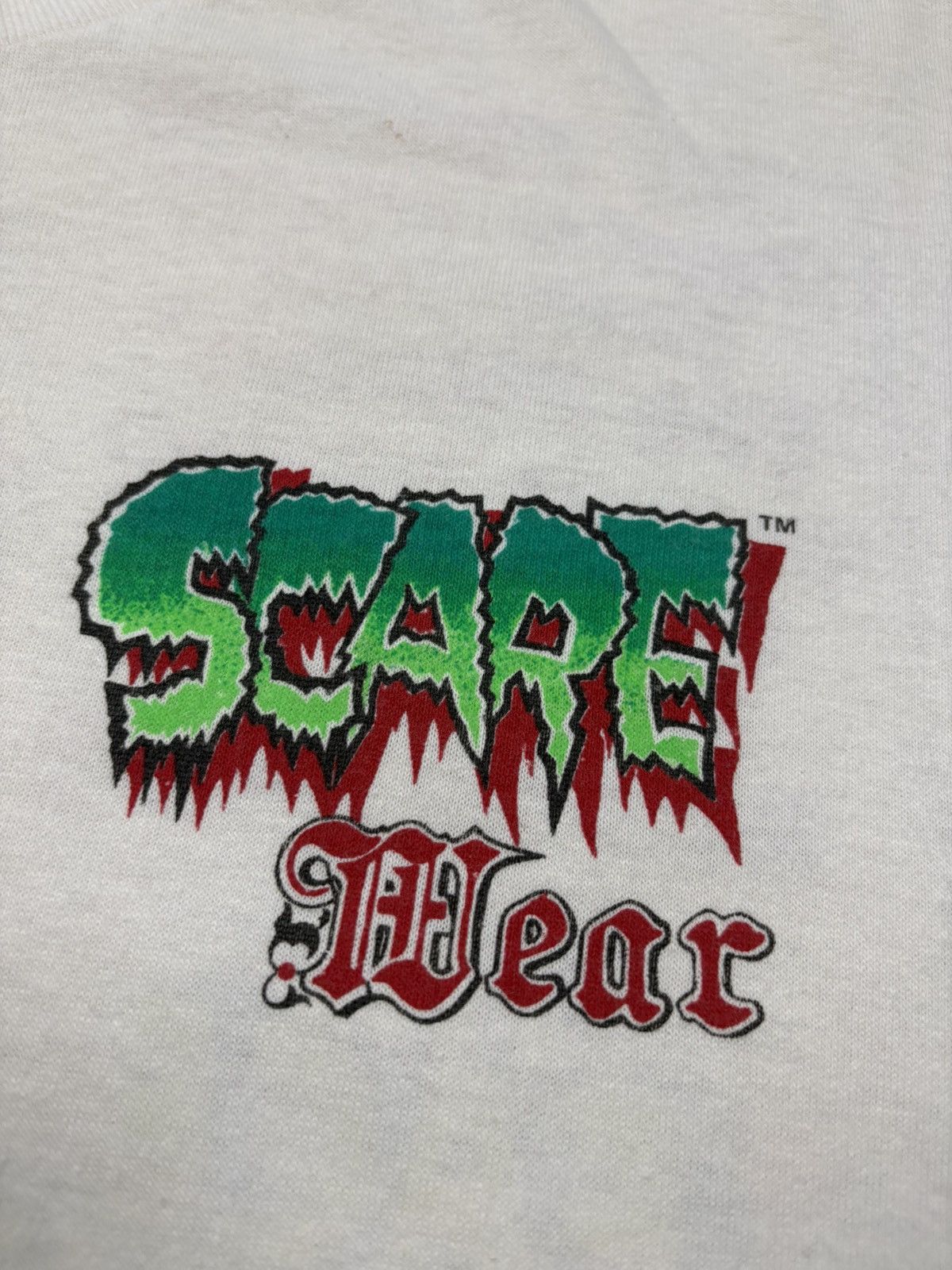 Vintage 1988 Scare Wear The Face Plant Skate Punk Gonzales Tee VTG Size US XL / EU 56 / 4 - 20 Thumbnail