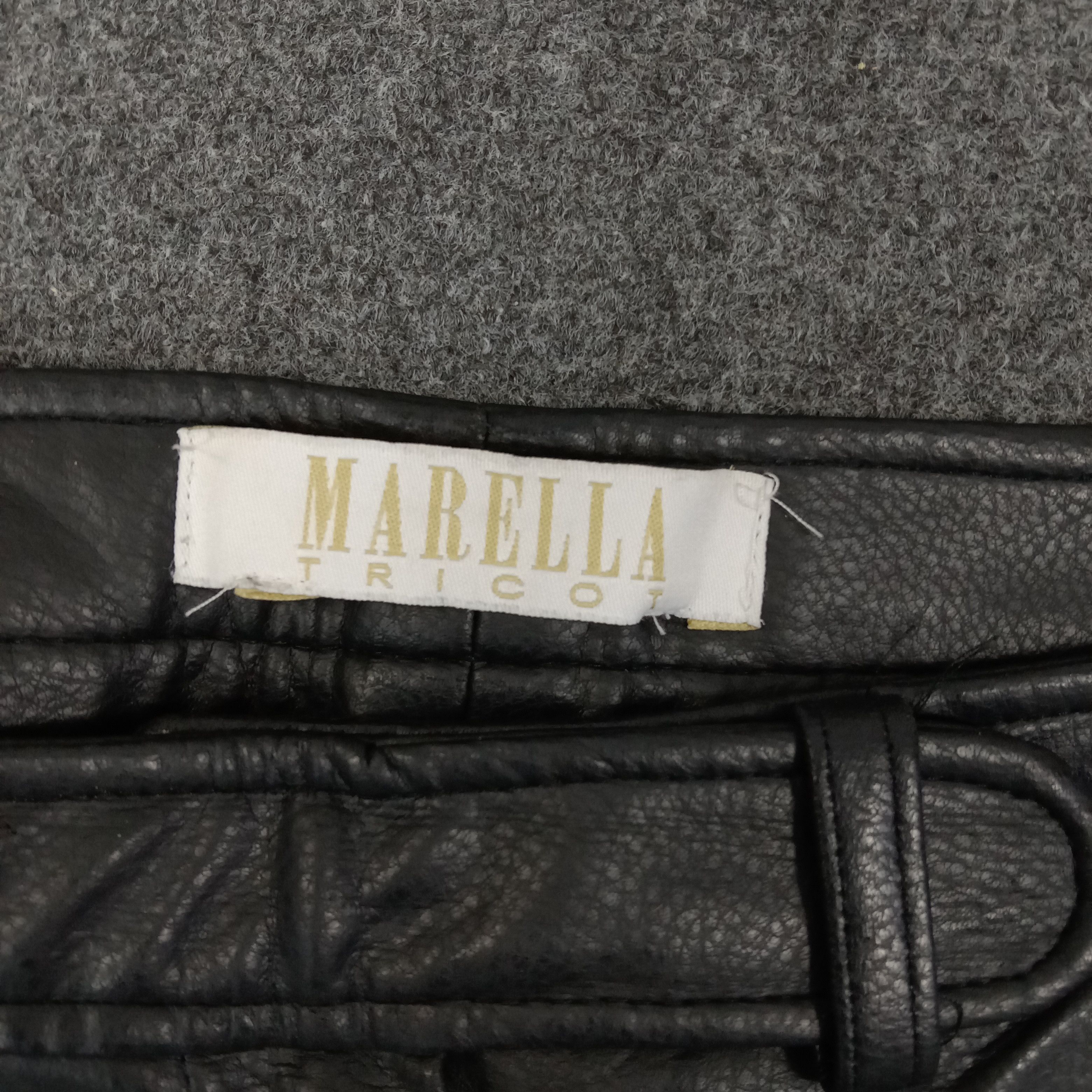 Leather Marella Tricot Italian Brand Leather Pants c235n38 Size US 28 / EU 44 - 3 Thumbnail