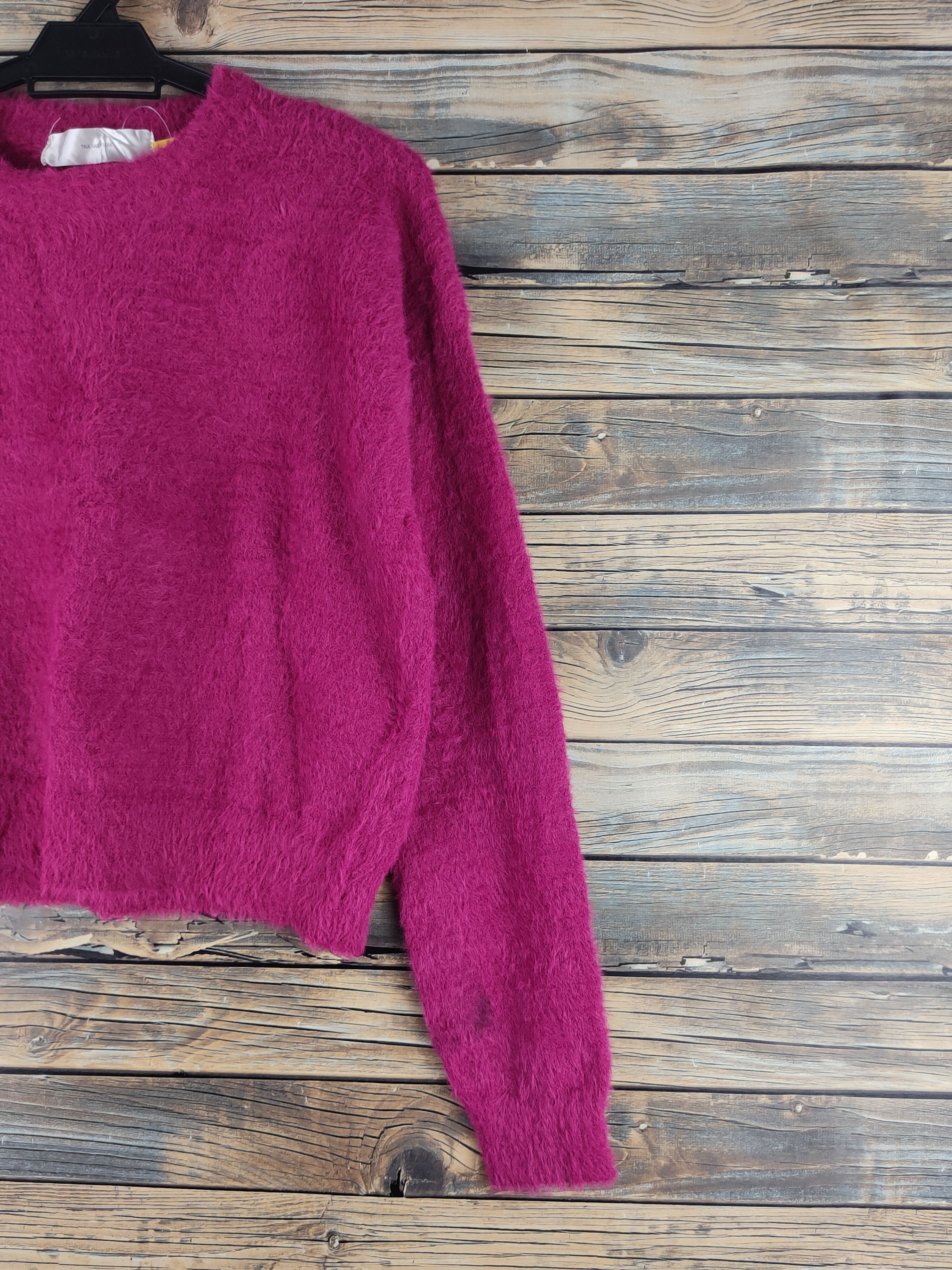 Japanese Brand DLL Talk About Love fur mohair shaggy knitwear #46-518 Size M / US 6-8 / IT 42-44 - 5 Thumbnail