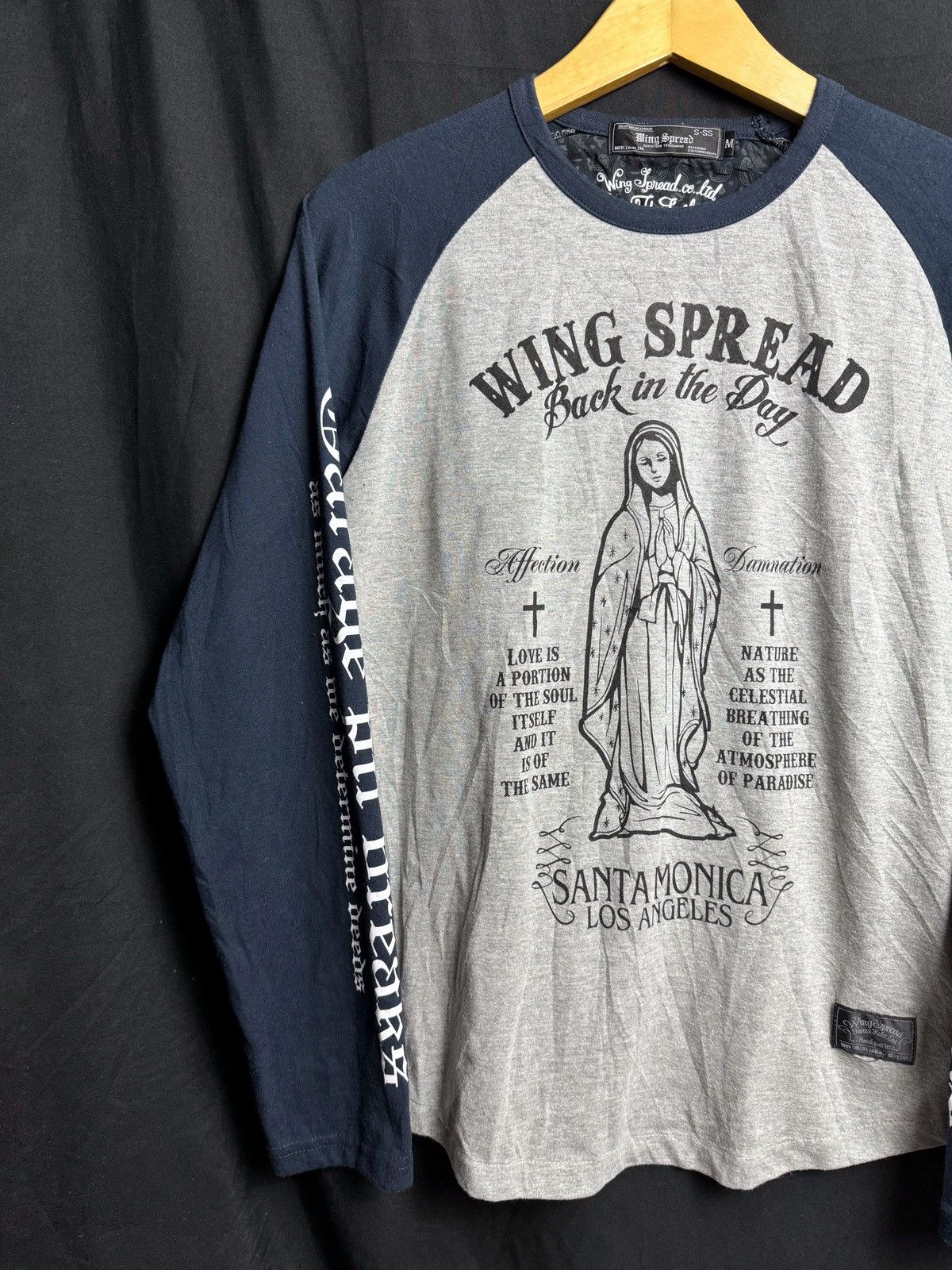 Hysteric Glamour × If Six Was Nine × Japanese Brand Wing Spread Virgin Mary Poem Long Sleeve Size US M / EU 48-50 / 2 - 4 Thumbnail