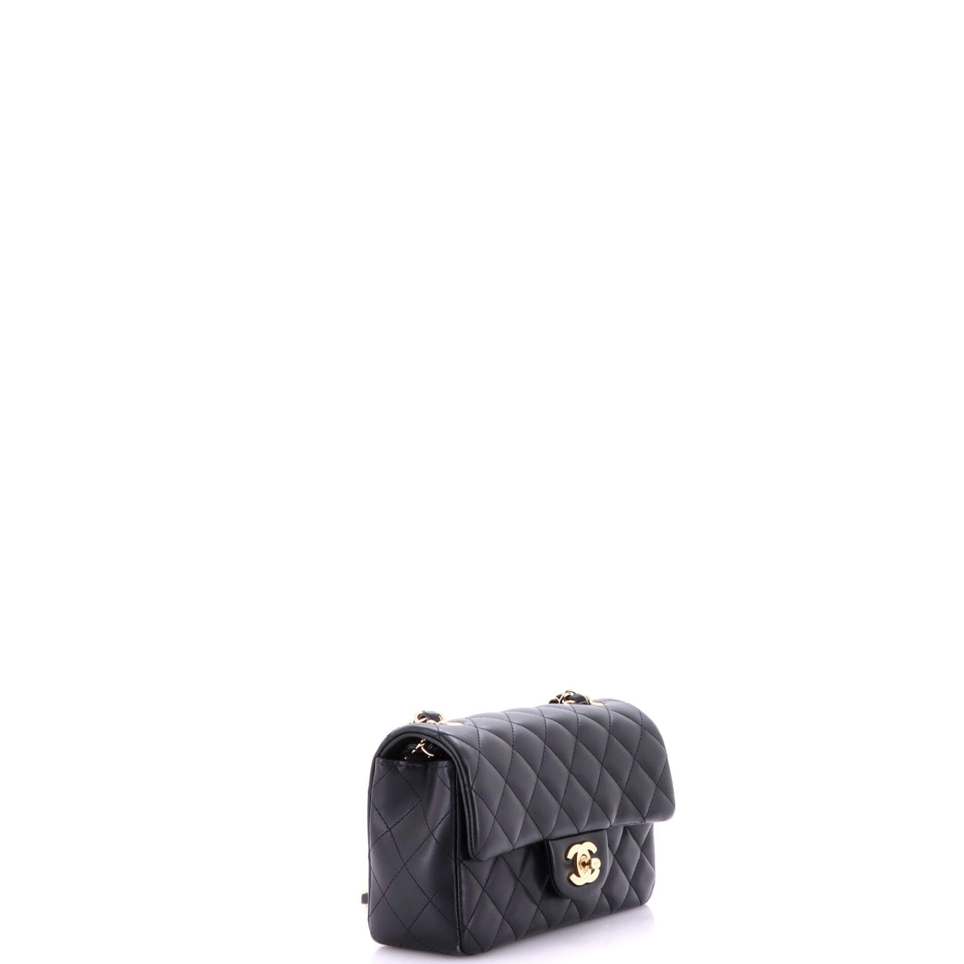 Chanel Classic Single Flap Bag Quilted Lambskin Mini Size ONE SIZE - 1 Thumbnail