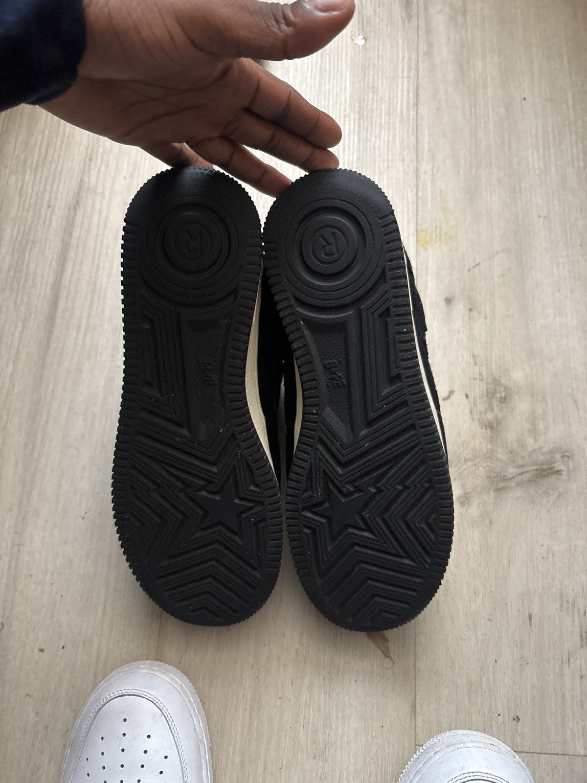 Bape Black suede bapestas Size US 11 / EU 44 - 3 Thumbnail