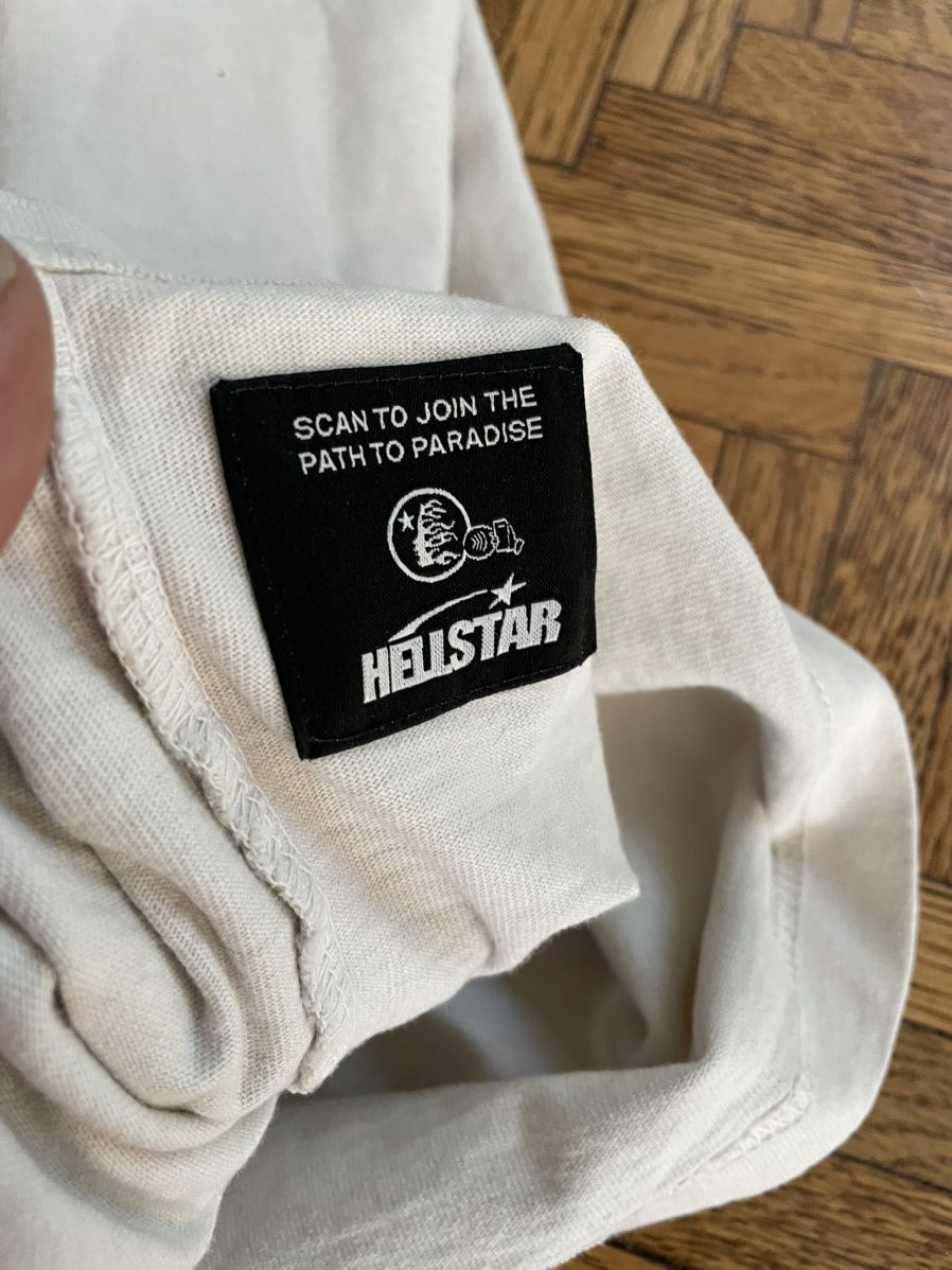 HELLSTAR HELLSTAR Beige Gel Logo Tee Size US XXL / EU 58 / 5 - 6 Thumbnail