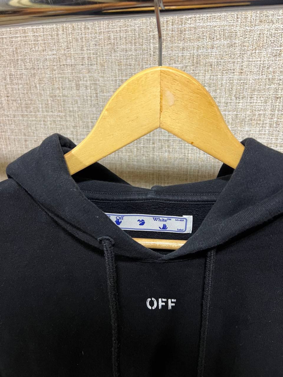 Off-White OFF WHITE BLACK STENCIL HOODIE Size US XS / EU 42 / 0 - 4 Thumbnail