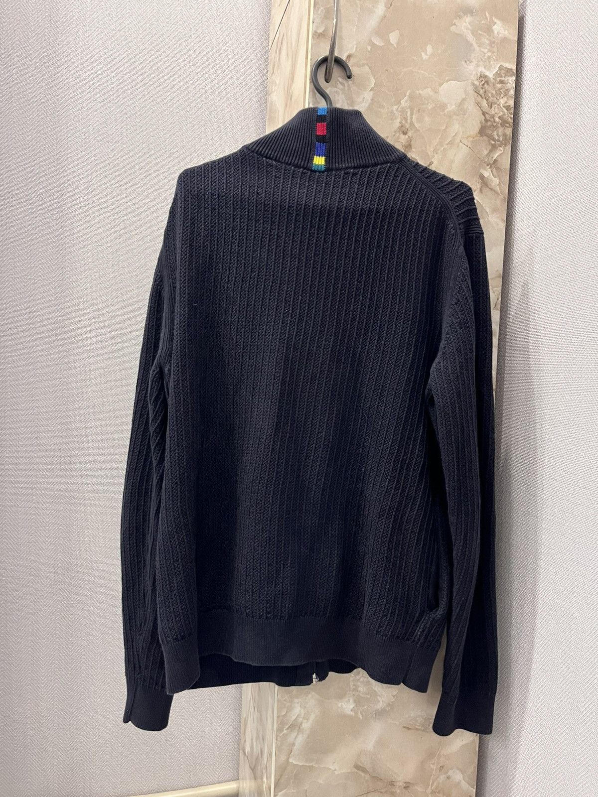 Paul Smith PS Paul Smith Zip sweater minimalistic navy Moncler style Size US L / EU 52-54 / 3 - 2 Thumbnail