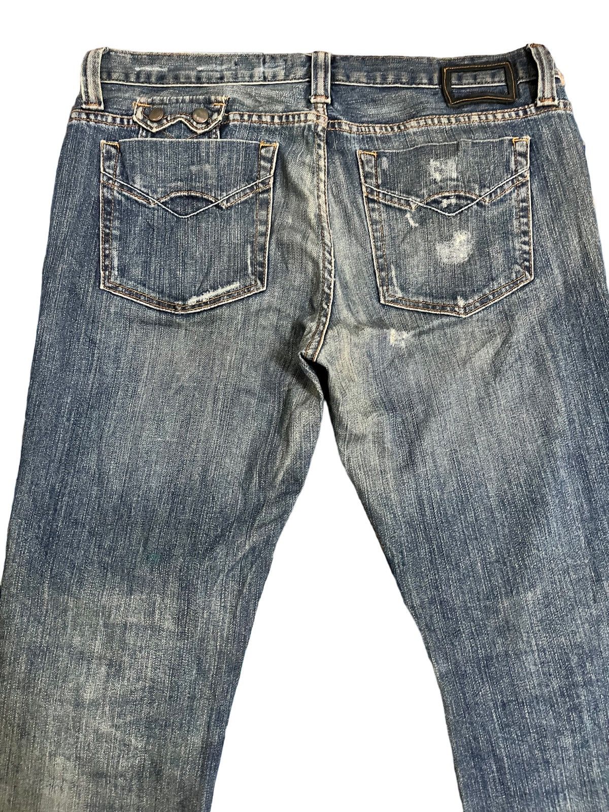 Howe Vintage Howe Flare Distressed Denim Size US 35 - 10 Thumbnail