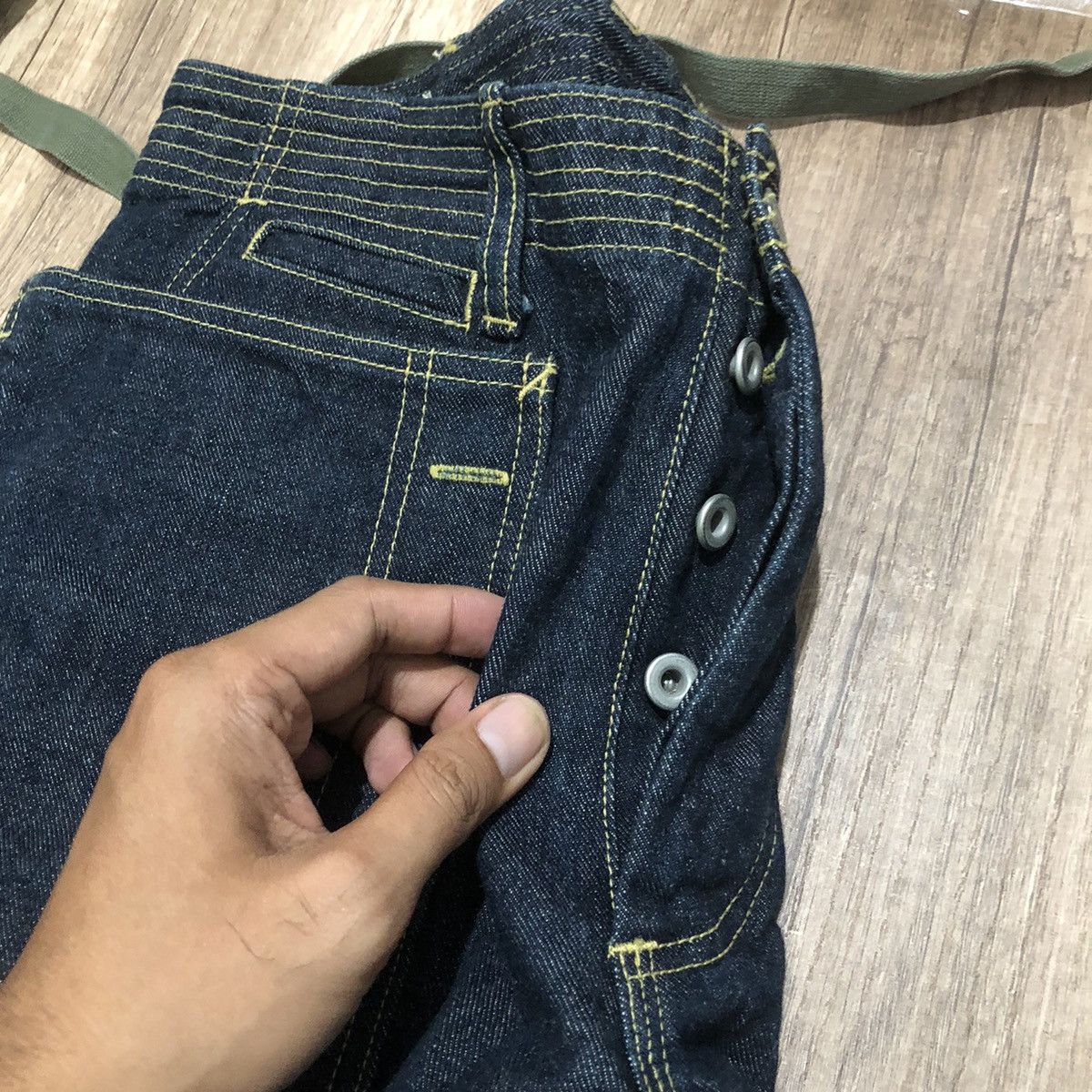 Sassafras Sassafras Fall Leaf R Stream Pants 14oz Denim Size US 30 / EU 46 - 4 Thumbnail