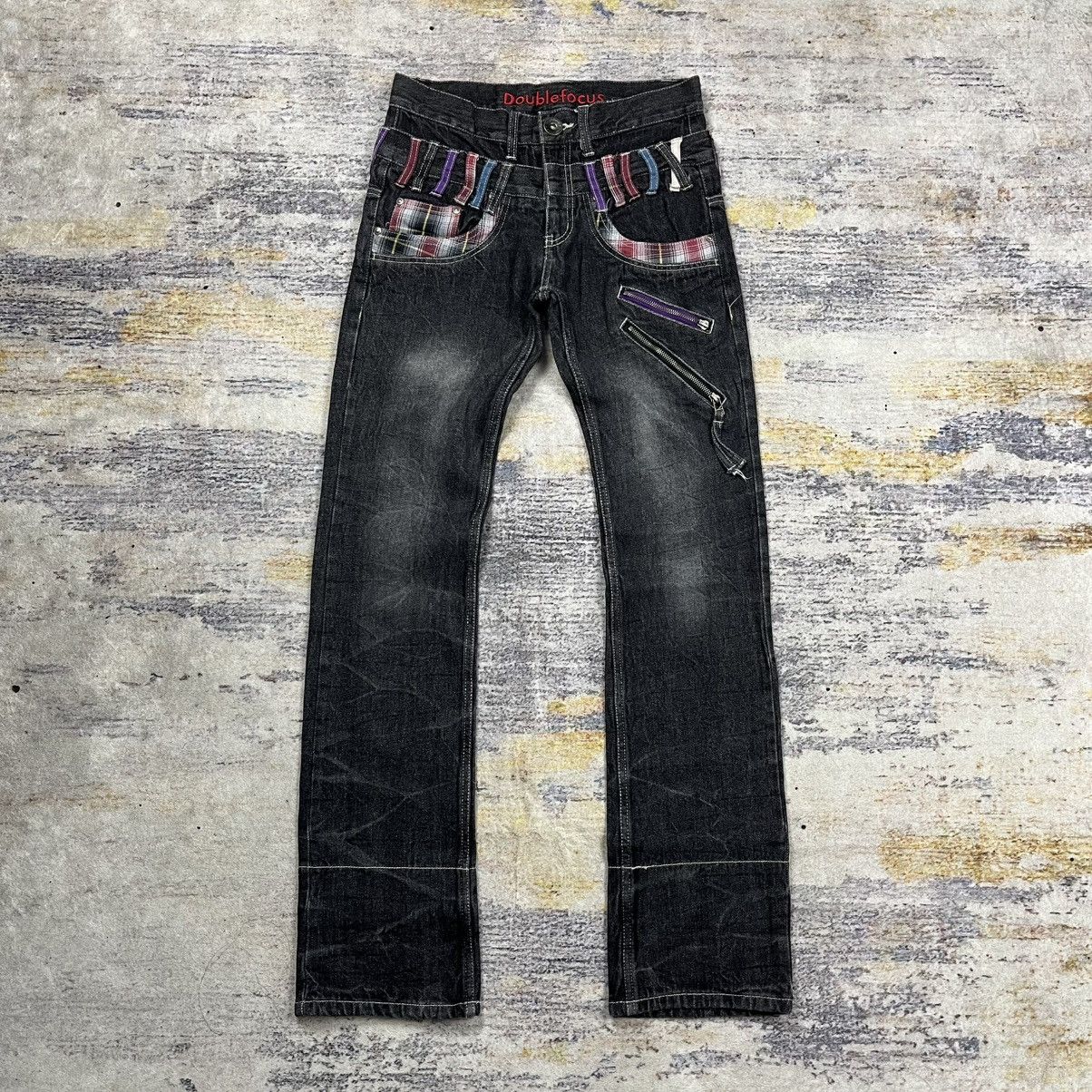 Hysteric Glamour Double focus double waist jeans travis scott style Size US 29 - 1 Thumbnail