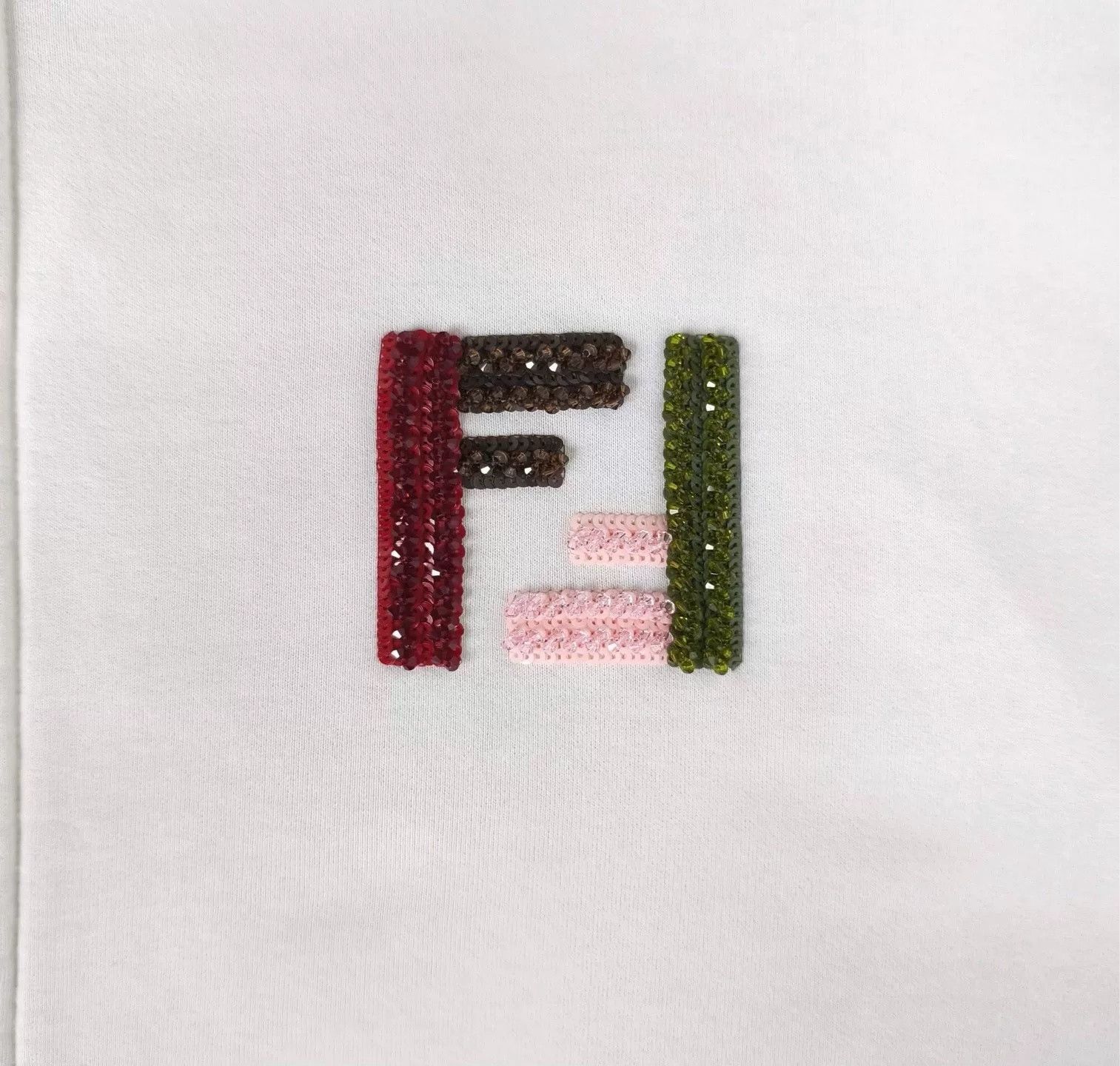 Fendi Fendi Valentine Limited Double F Sequin Hoodie Size US M / EU 48-50 / 2 - 3 Thumbnail