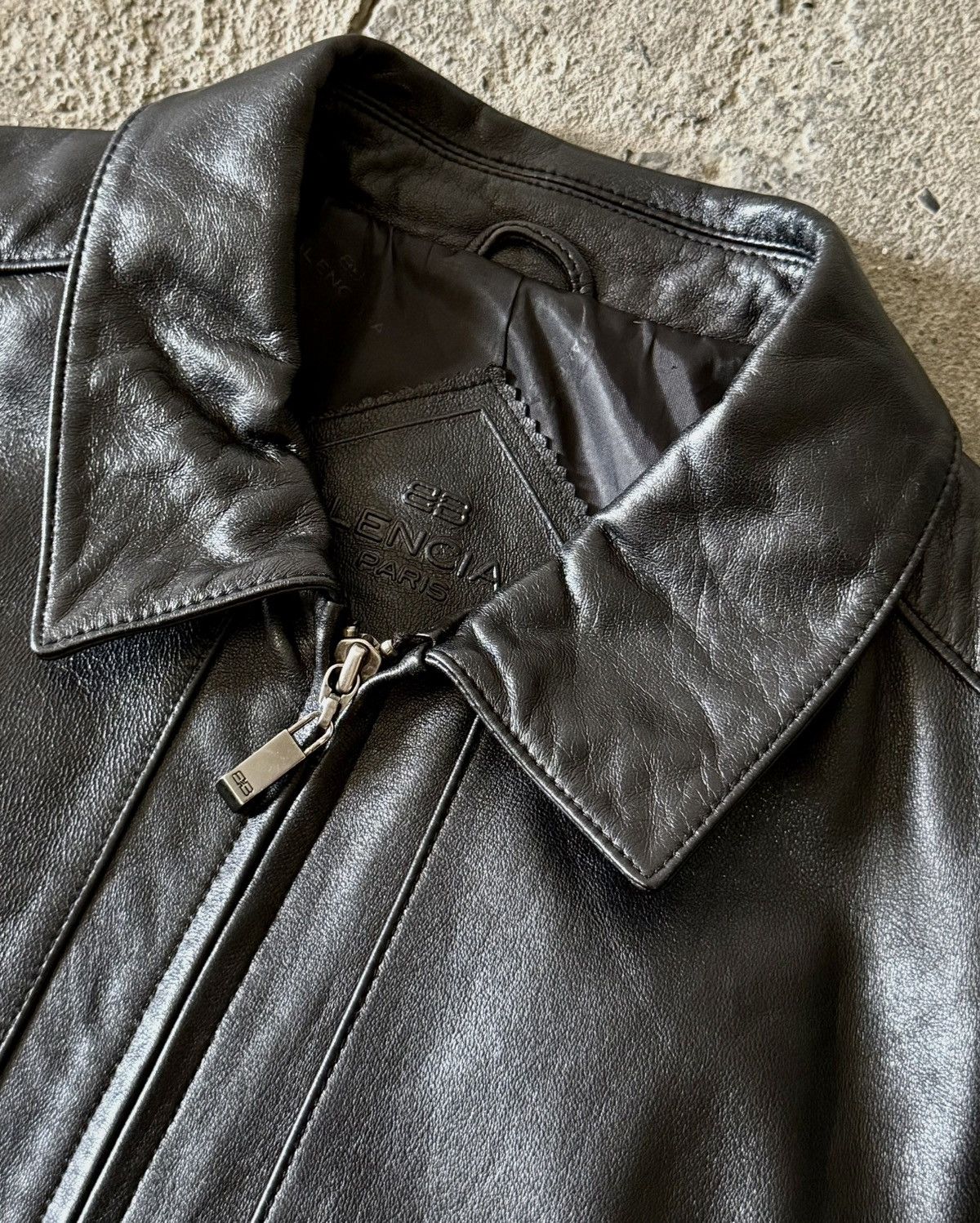Balenciaga Balenciaga - 1997 -Nicolas Ghesquière -Zip Up Leather Jacket Size US L / EU 52-54 / 3 - 2 Thumbnail