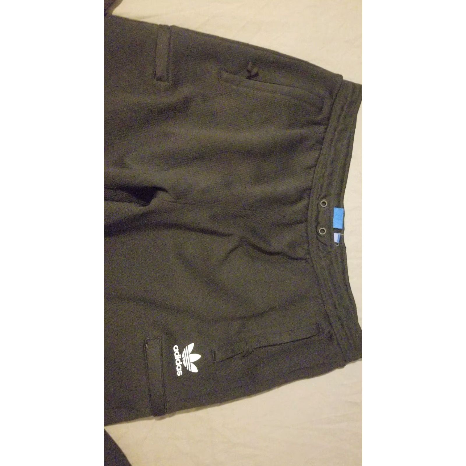 Adidas adidas Pants L Large Black Athletic Jogger Men Size US 33 - 5 Thumbnail