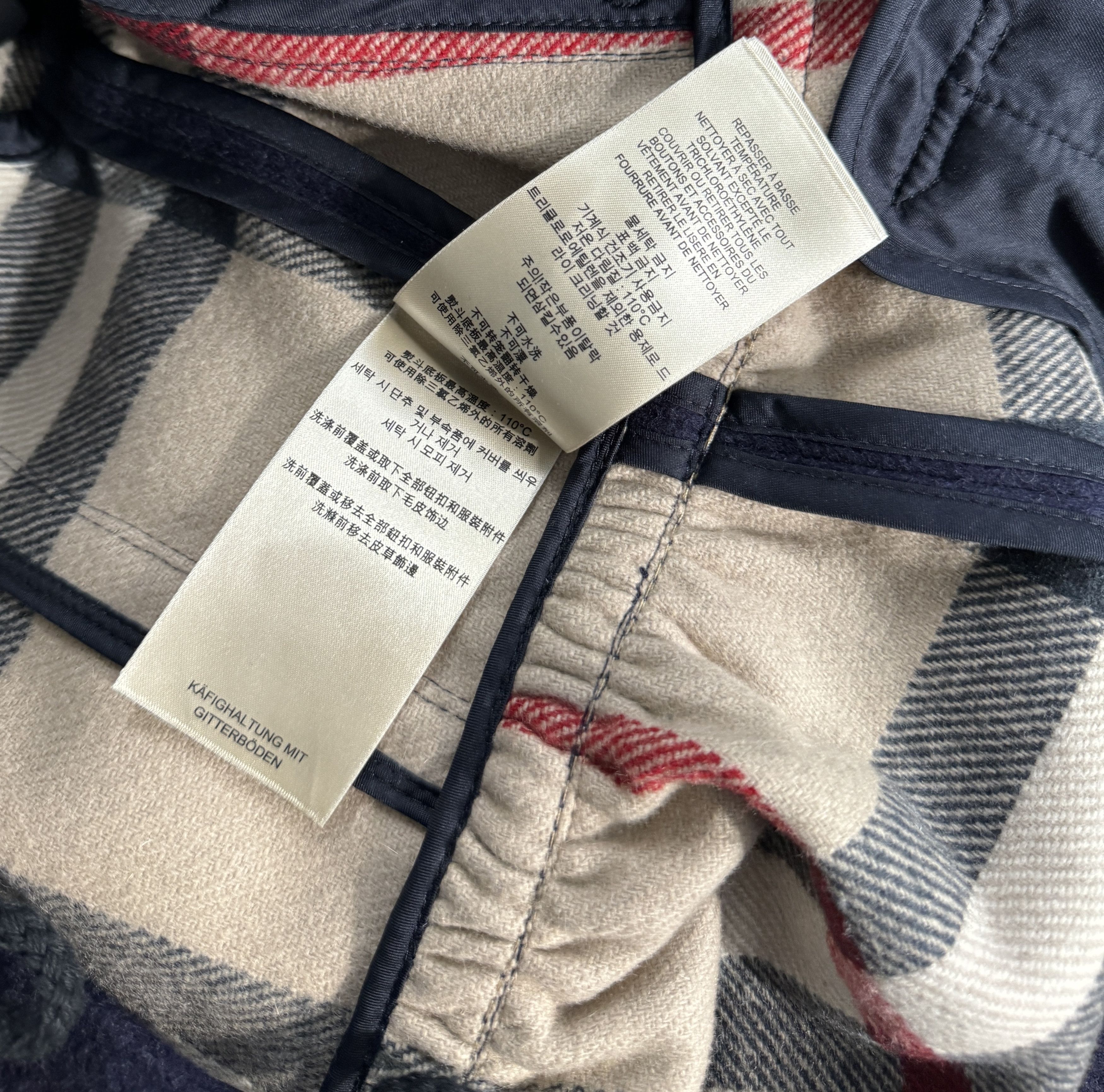 Burberry Burberry Brit Nova Check Duffle Coat Jacket Wool US 2 UK 4 Size XS / US 0-2 / IT 36-38 - 16 Thumbnail