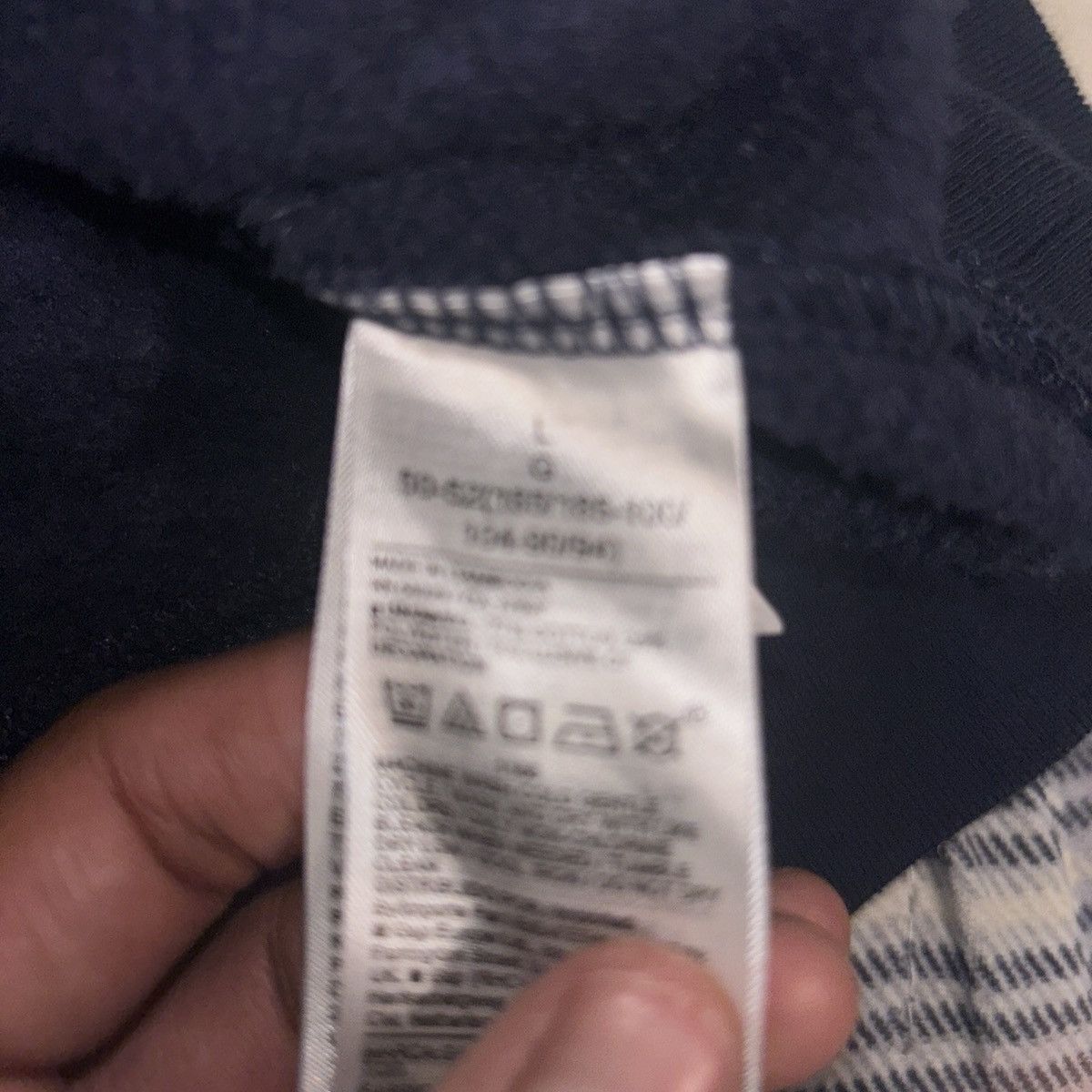 Gap GAP Men's Logo Fleece Hooded Sweatshirt Navy Adult Large Size US L / EU 52-54 / 3 - 4 Thumbnail
