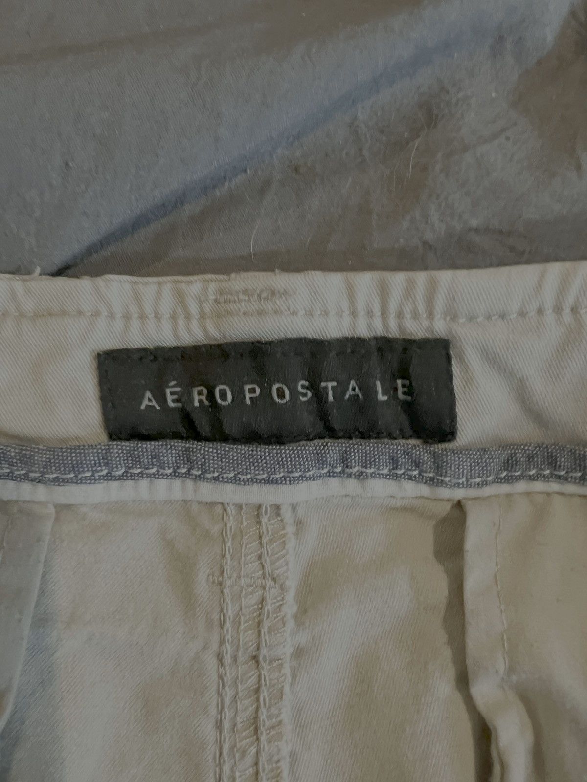 Aeropostale Aeropostale Flat Front Khaki Shorts Size US 30 / EU 46 - 4 Thumbnail