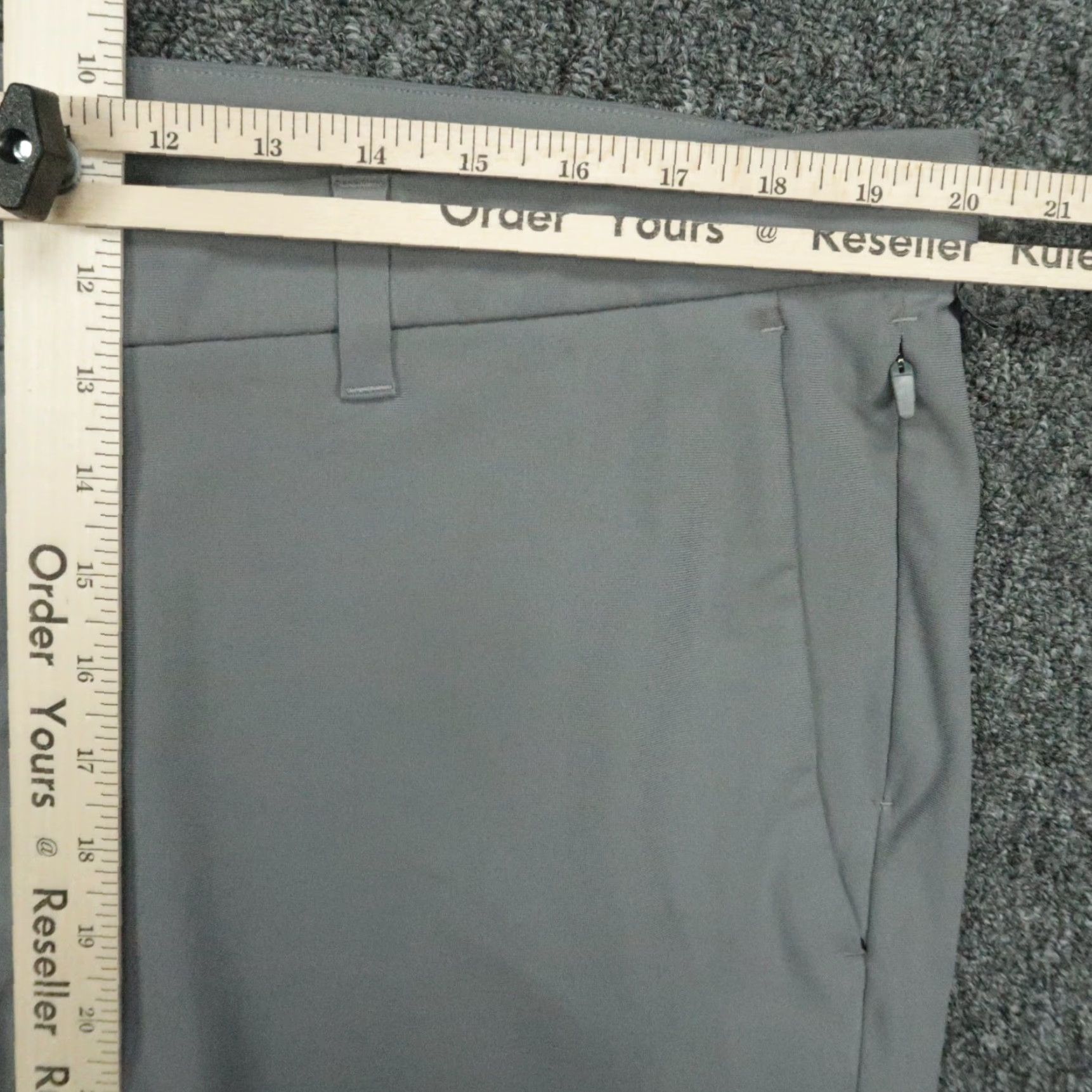 Lululemon Lululemon Pants Men 40x28 Gray Slim Fit Zip Pocket Trouser Warpstreme Commission Mens Size US 40 / EU 56 - 7 Thumbnail