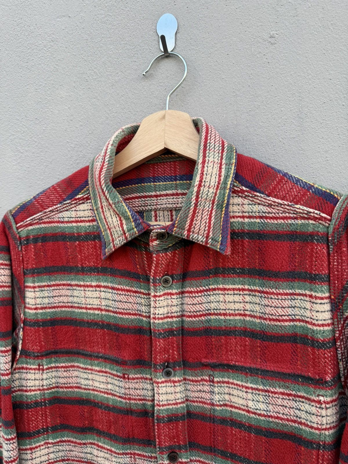 Nigel Cabourn RARE🔥Vintage Nigel Cabourn Reversible Flannel Checked Plaid Size US S / EU 44-46 / 1 - 3 Thumbnail