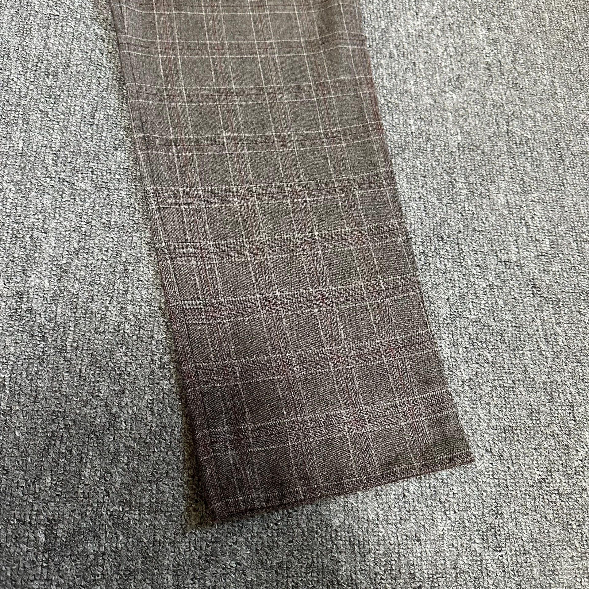Loro Piana Loro Piana Wool Casual Trousers with Checks Size US 34 / EU 50 - 2 Thumbnail