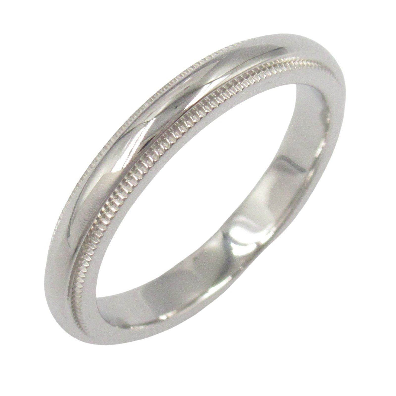 Tiffany & Co. Tiffany Co Milgrain Ring Pt950 Platinum Silver Size ONE SIZE - 1 Thumbnail