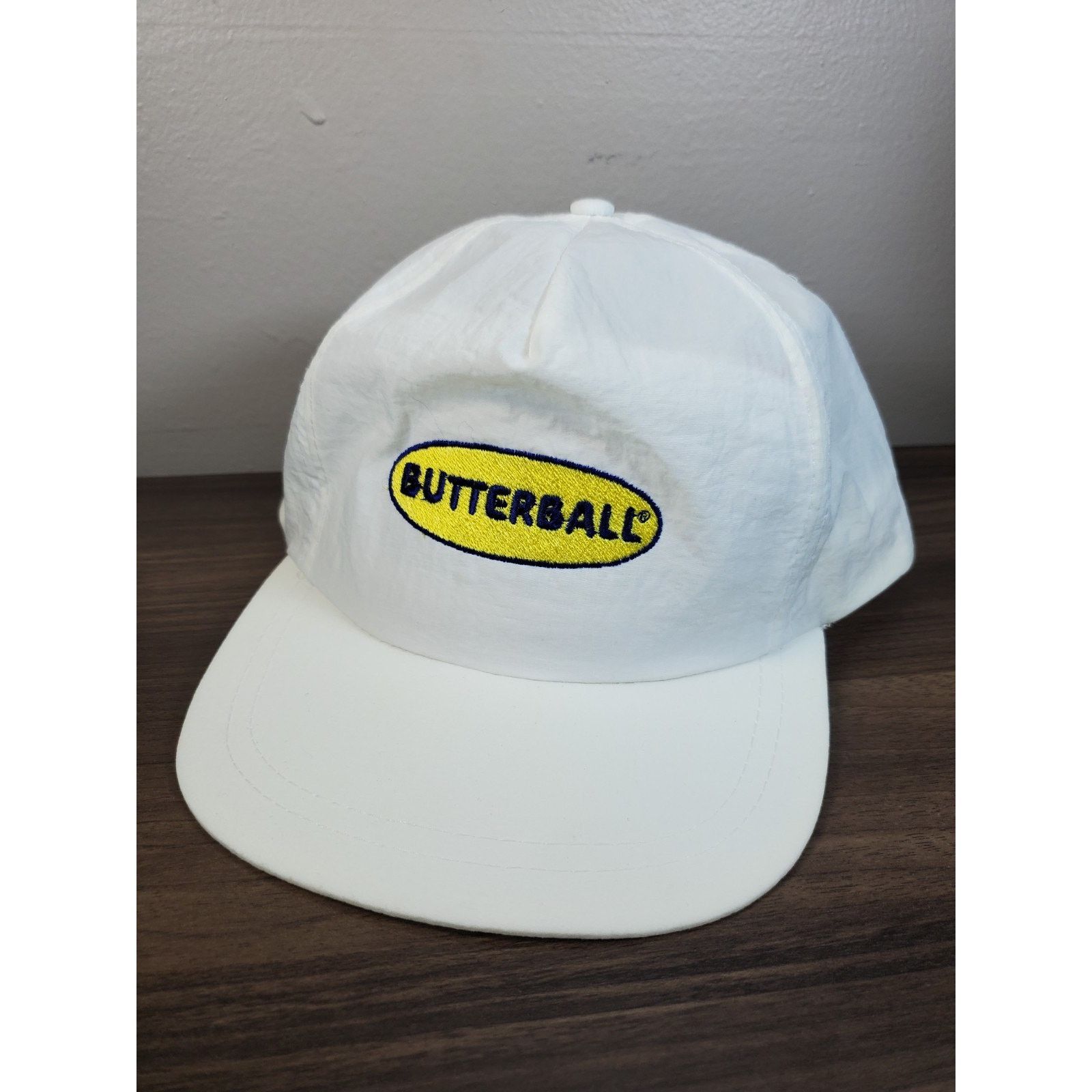 Vintage Butterball Turkey White Nylon Trucker Hat Snapback Cap Size ONE SIZE - 1 Thumbnail