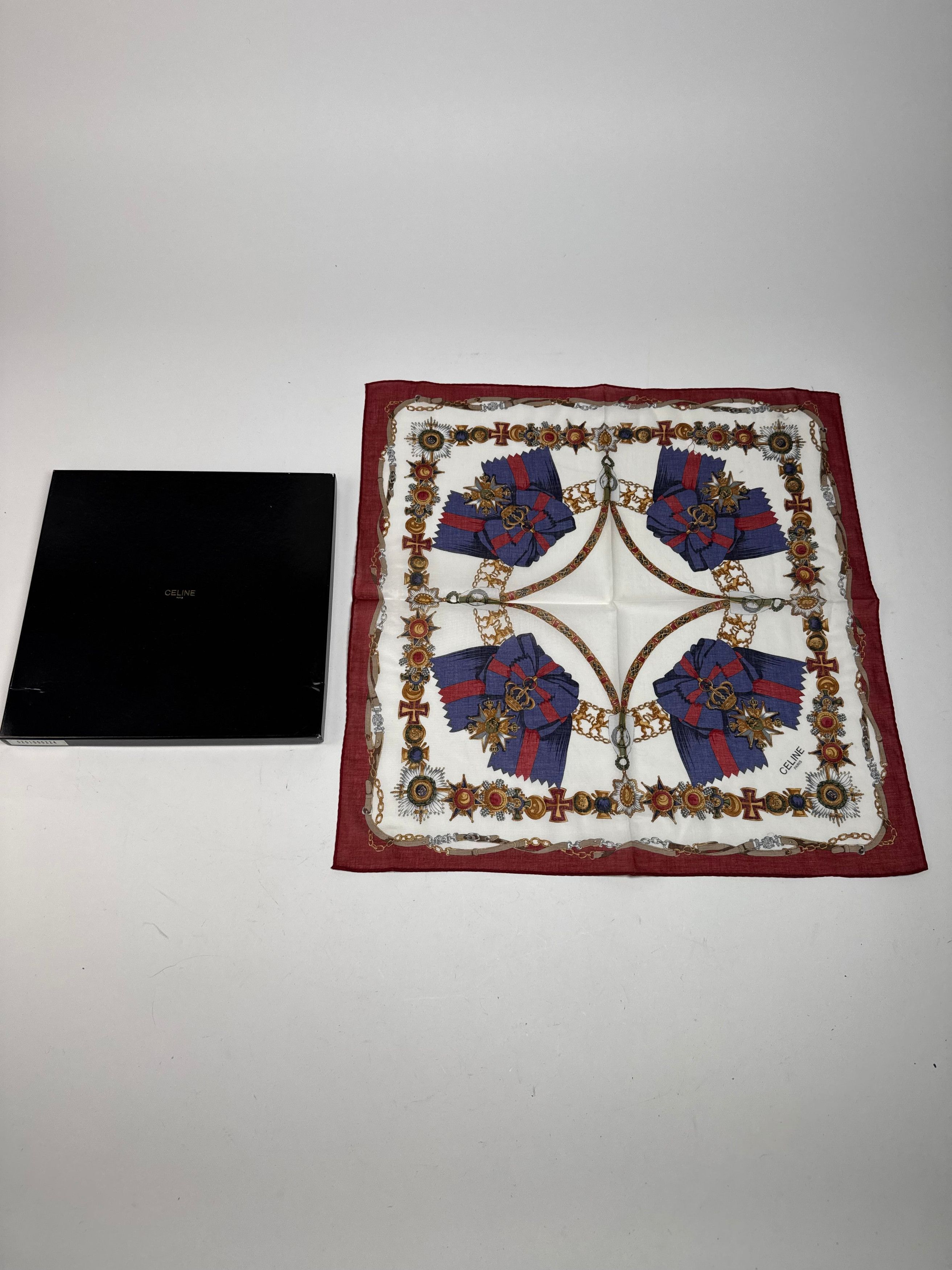 Celine Vintage Paris Silk Cloth Size ONE SIZE - 1 Thumbnail