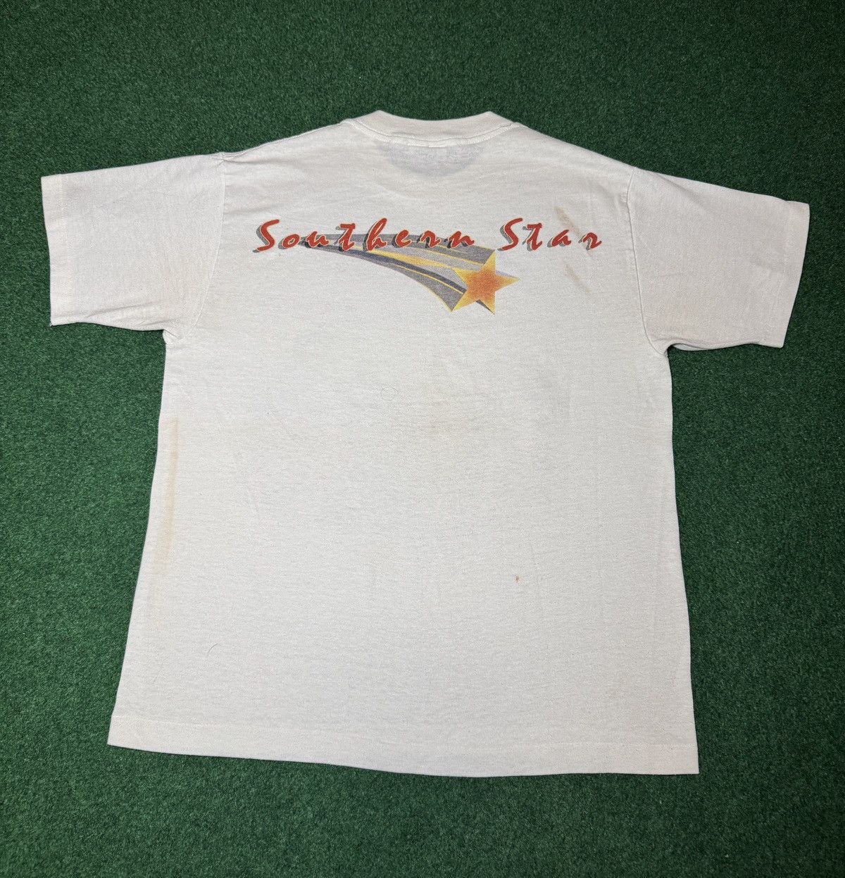 TEE JAYS Vtg 90s Alabama Southern Stars Rock Concert Band T Shirt Size US M / EU 48-50 / 2 - 5 Thumbnail