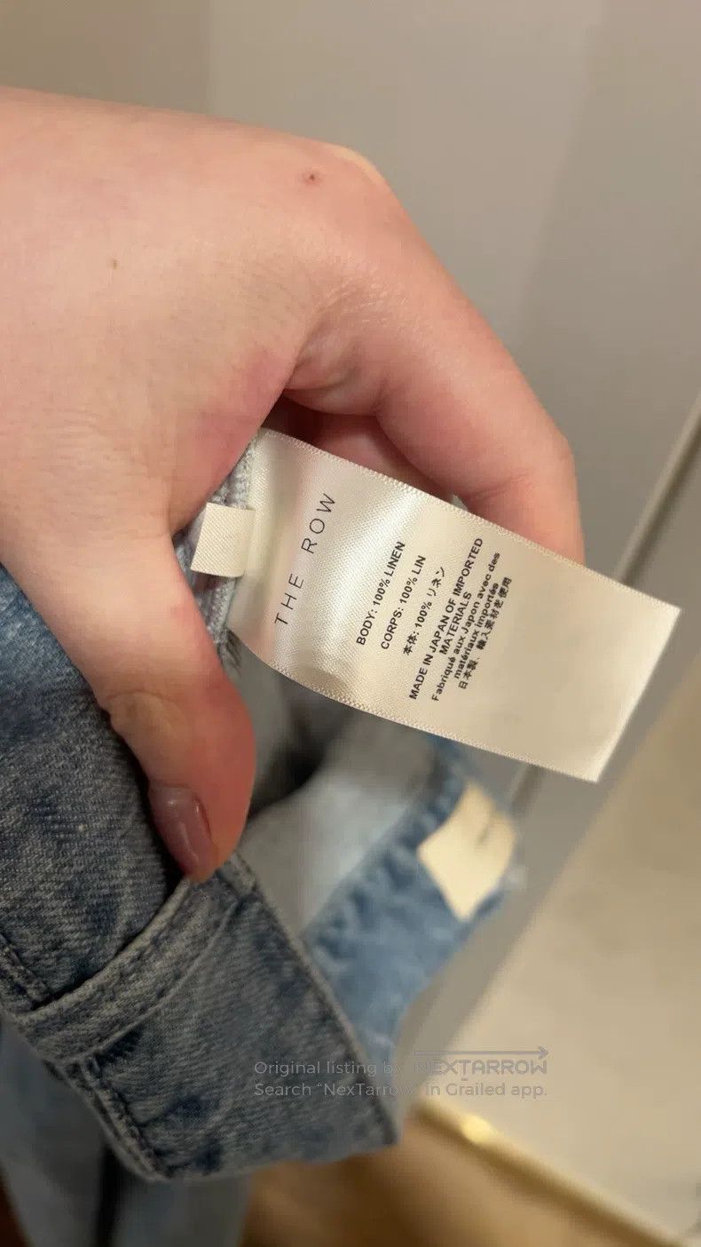 The Row The Row size S Linen Jeans Size 23" - 7 Thumbnail