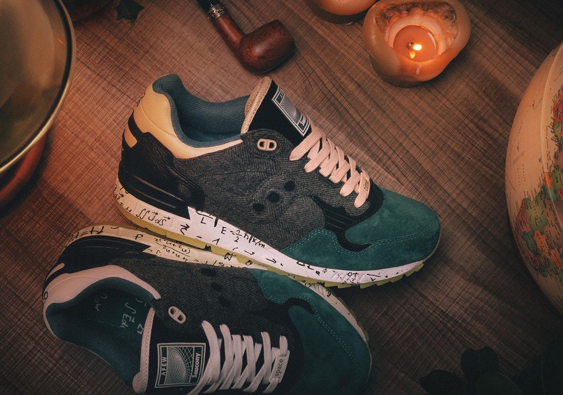 AFEW S70504-1 2020 AFEW STORE x SAUCONY SHADOW 5000 TiME & SPACE Size US 12 / EU 45 - 2 Thumbnail
