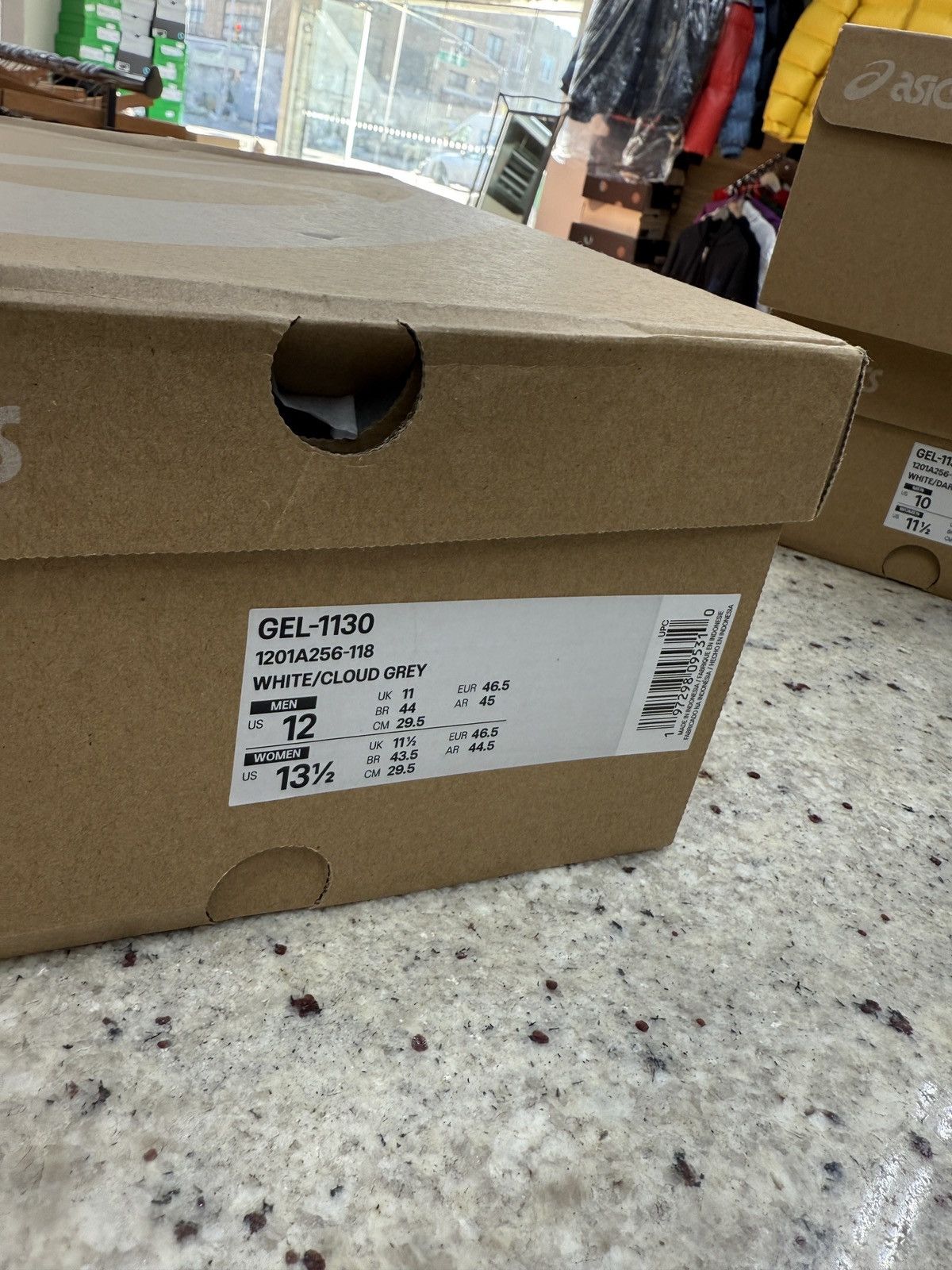Asics Gel-1130s White/cloud Grey Size US 12 / EU 45 - 7 Thumbnail