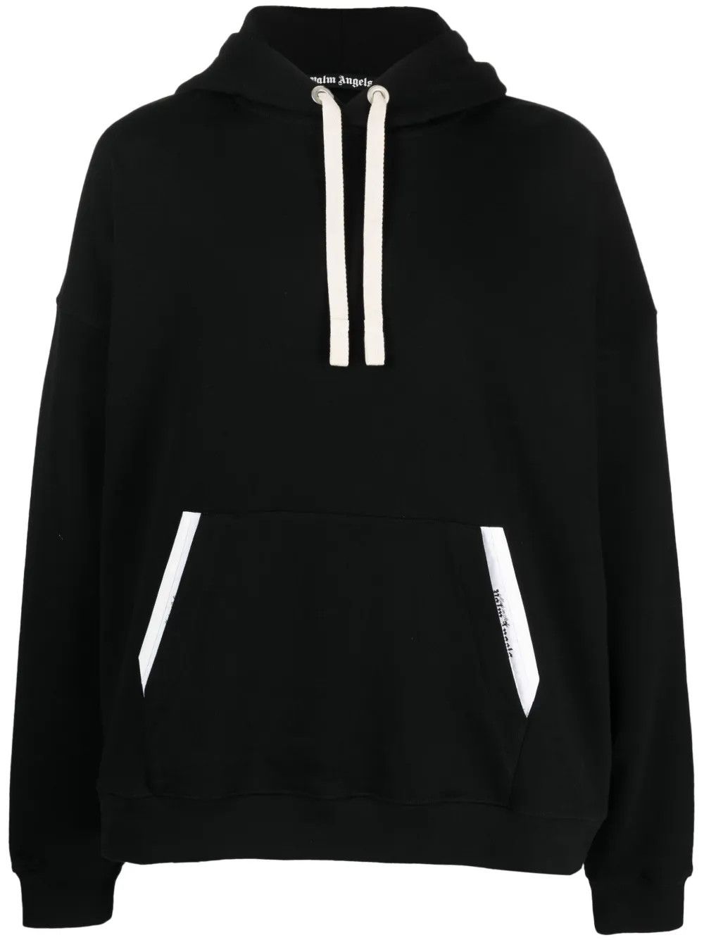 Palm Angels o1y0325 Logo Hoodie in Black Size US XS / EU 42 / 0 - 1 Thumbnail