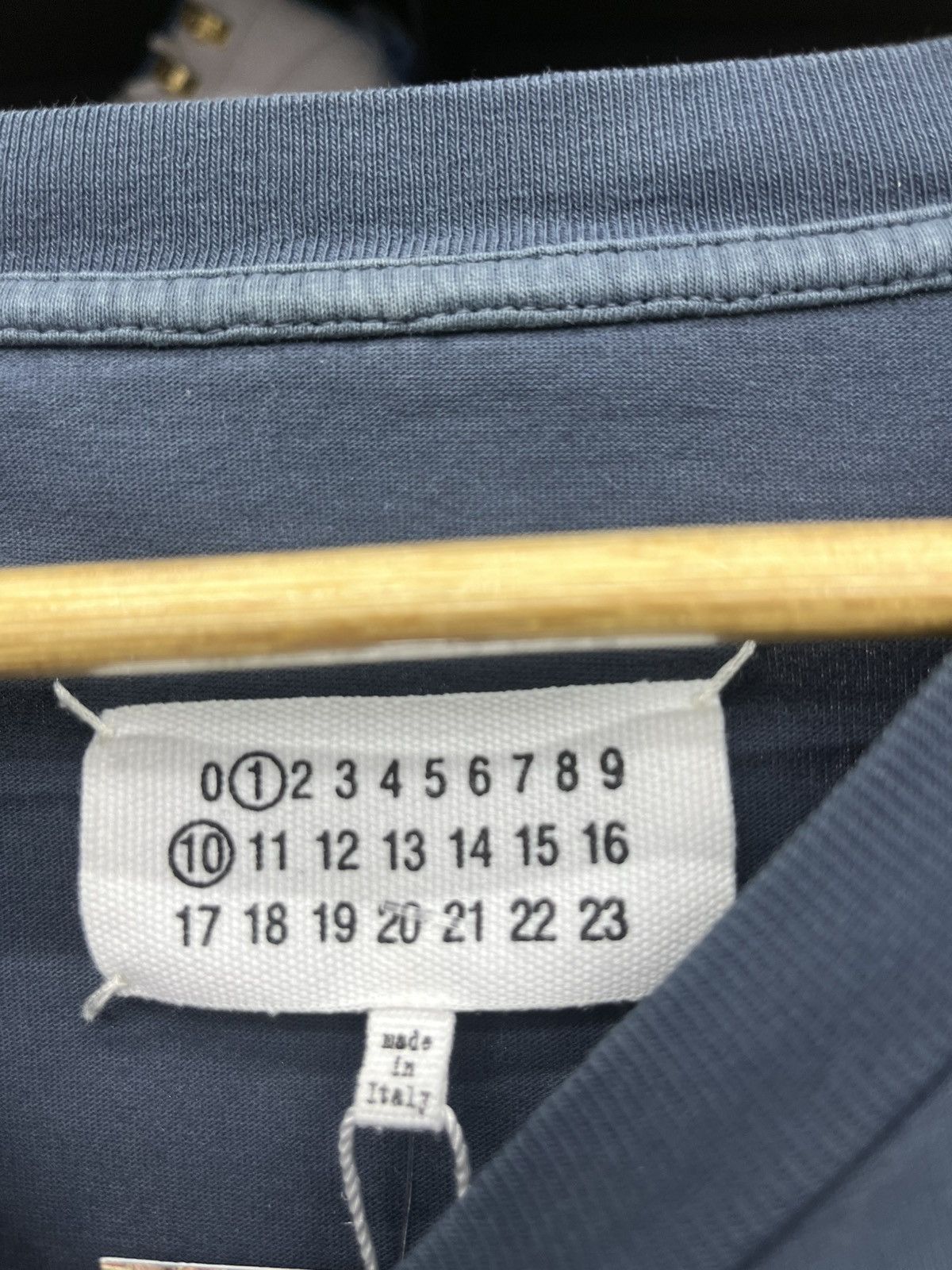 Mason Margiela Embroidered Faded Tee