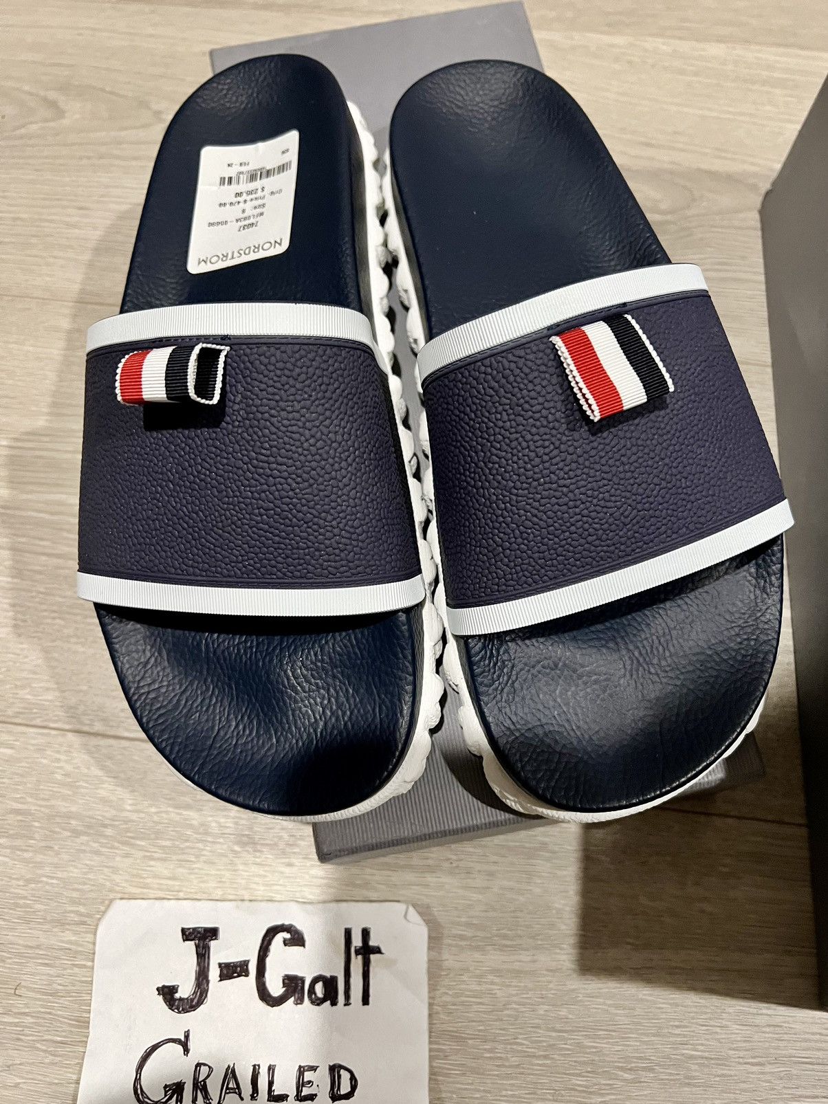 Thom Browne Thom Browne CABLE KNIT SOLE POOL SLIDE Size US 8 / EU 41 - 1 Thumbnail