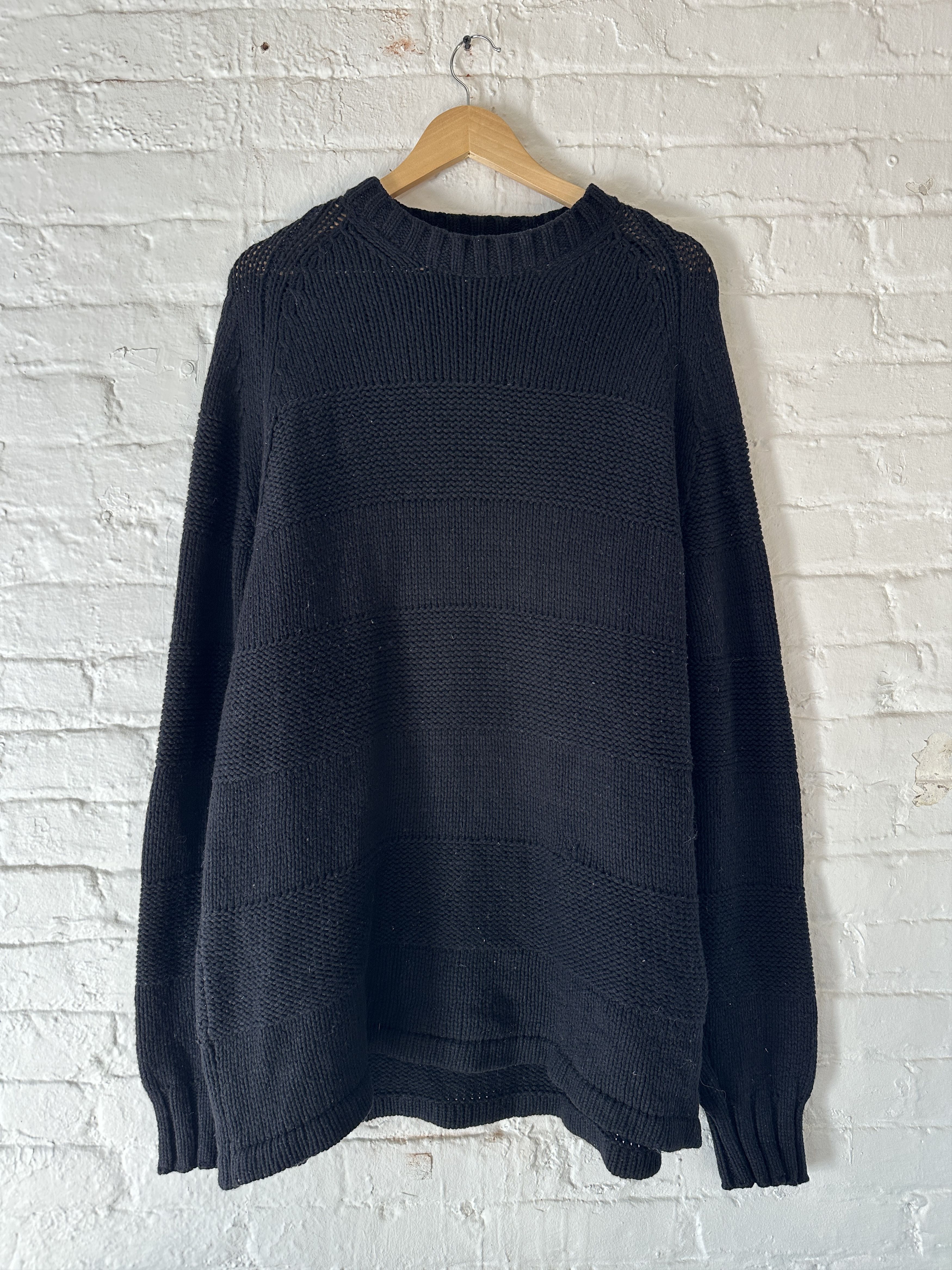 Issey Miyake Issey Miyake 93AW Washed Wool Knit Sweater