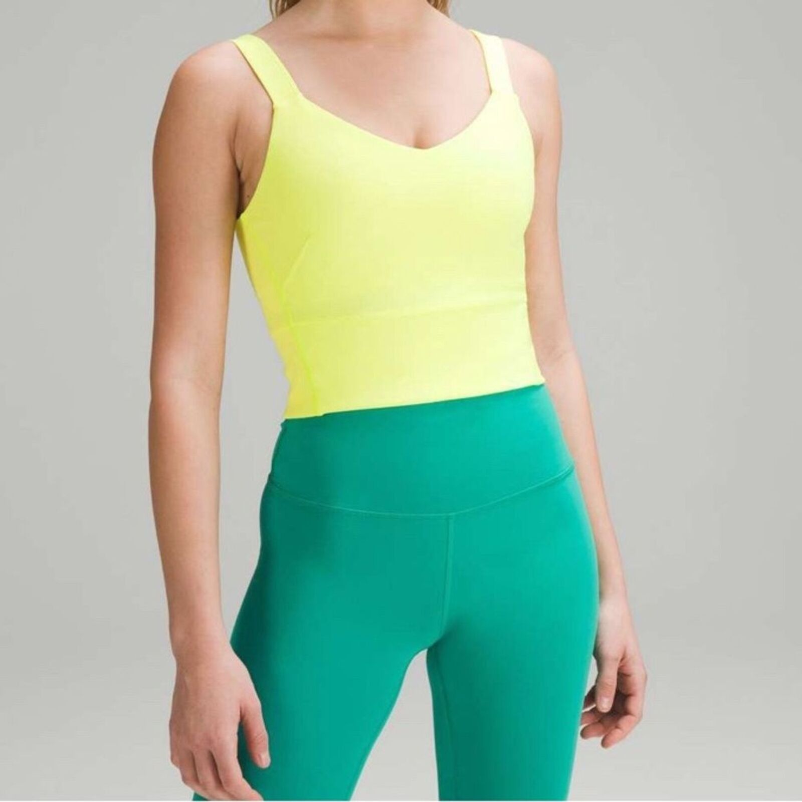 Lululemon Lululemon Wunder Train Tank Top Electric Lemon Sz 2 Size XS / US 0-2 / IT 36-38 - 1 Thumbnail