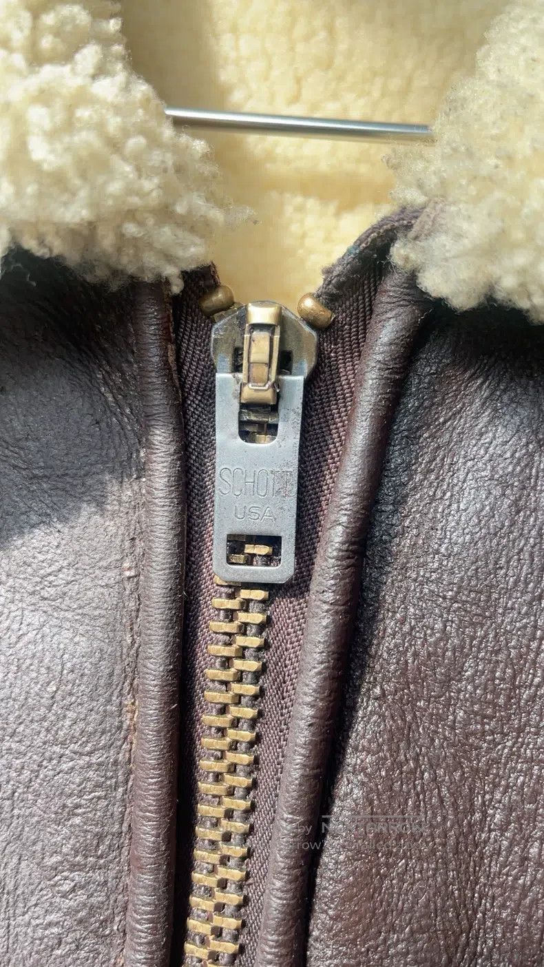 Schott Schott Fur is integrated Size US L / EU 52-54 / 3 - 3 Thumbnail
