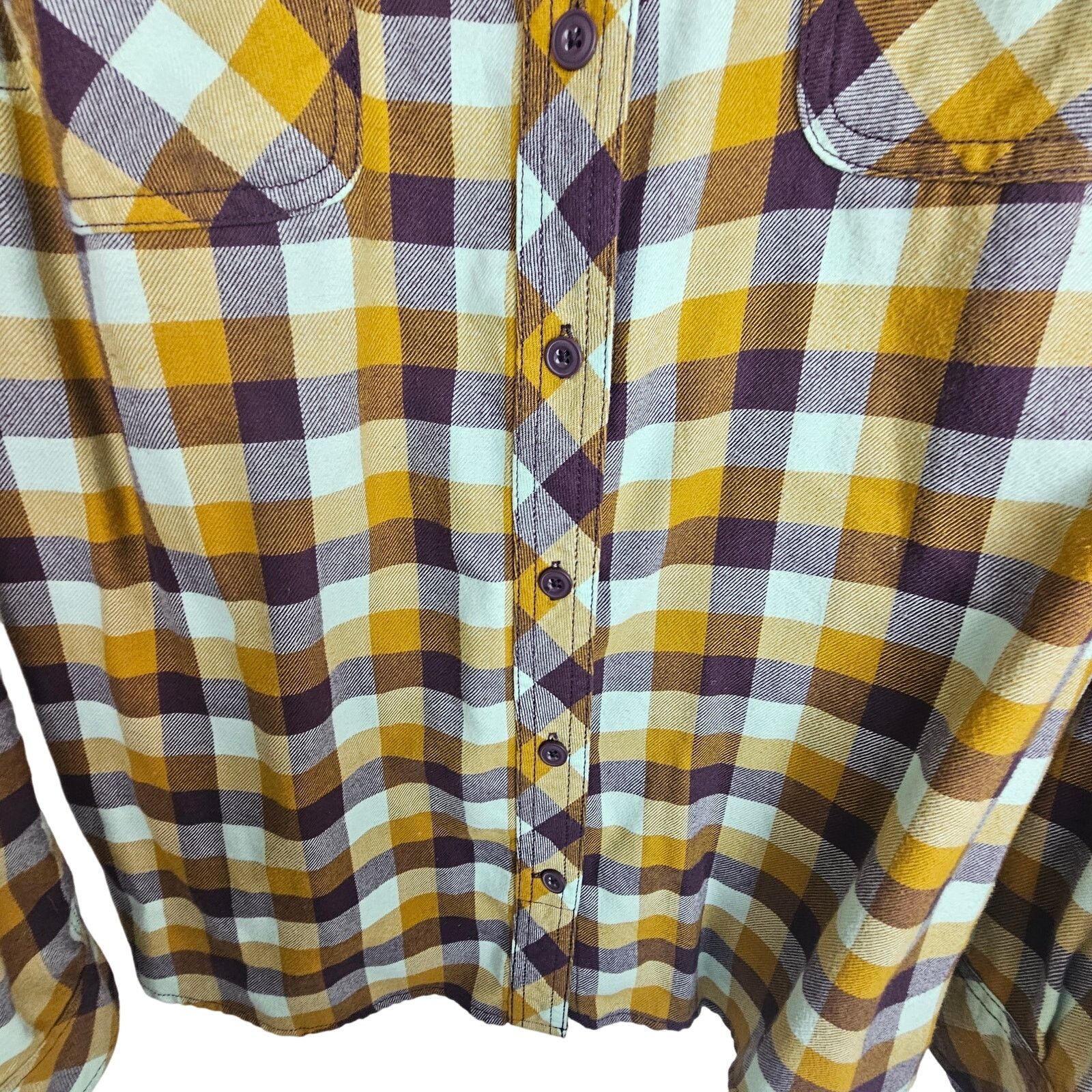 Duluth Trading Company Duluth Trading Co Womens Flannel Shirt Checker Size XL Gorp Size US XL / EU 56 / 4 - 3 Thumbnail