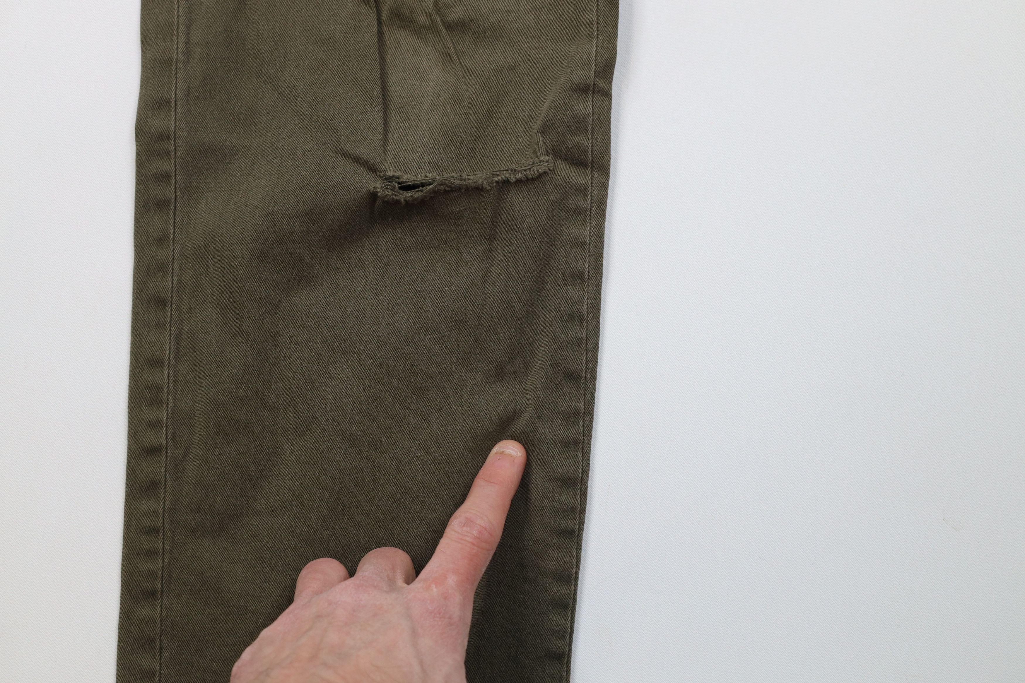 J.Crew J Crew 770 Straight Leg Stretch Chino Pants Olive Green Size US 33 - 7 Thumbnail