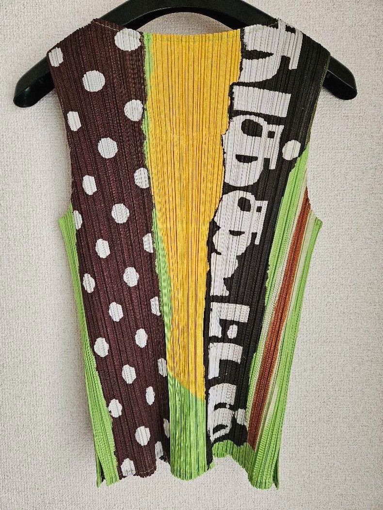 Issey Miyake issey miyake size:3 Polka dot letter vest 2506-Nextarrow Size XXS / US 00 / IT 34 - 3 Thumbnail