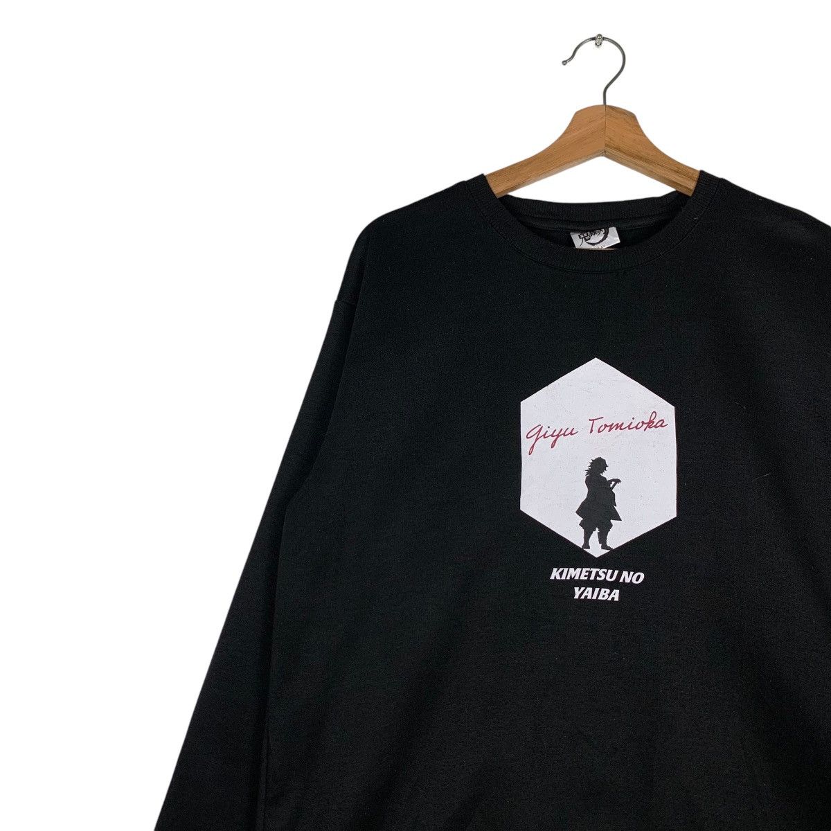 Vintage Demon Slayer Giyu Tomioka Long Sleeve T Shirt #1364-C62 Size US L / EU 52-54 / 3 - 6 Thumbnail