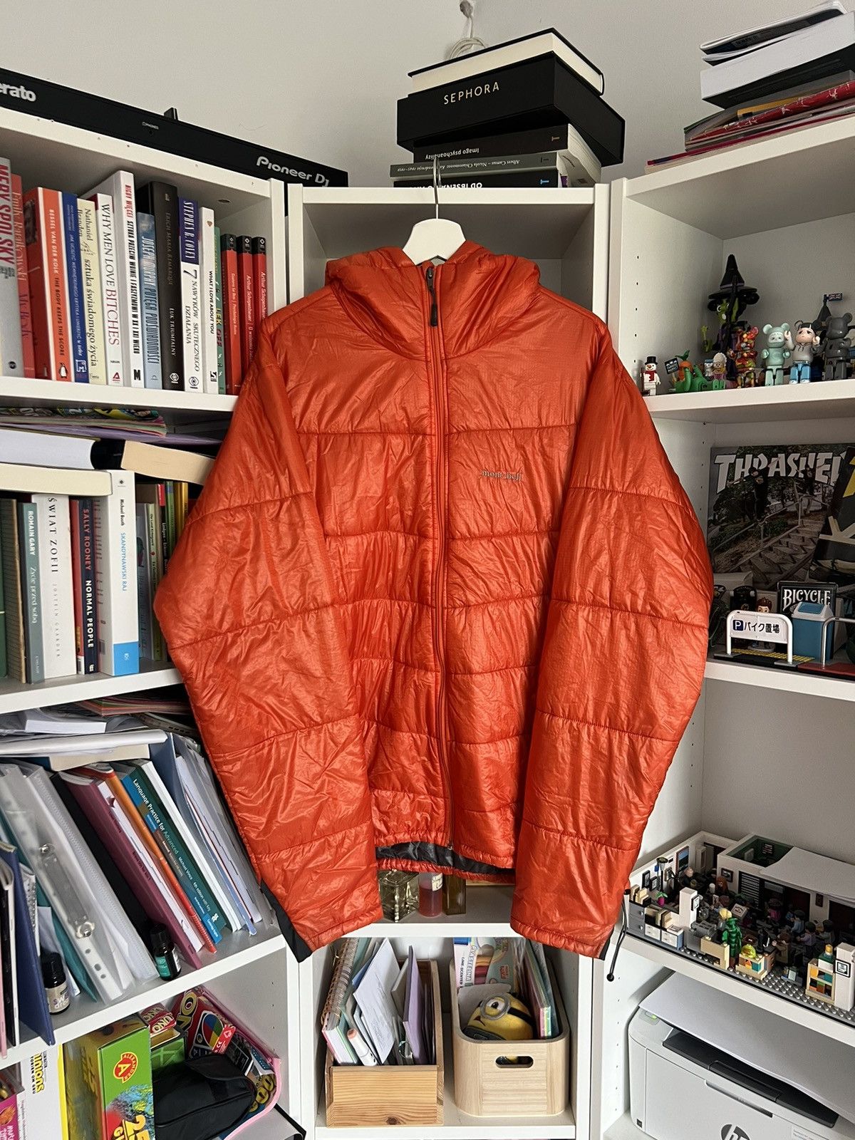 montbell bicolor puffer jacket Y2K-